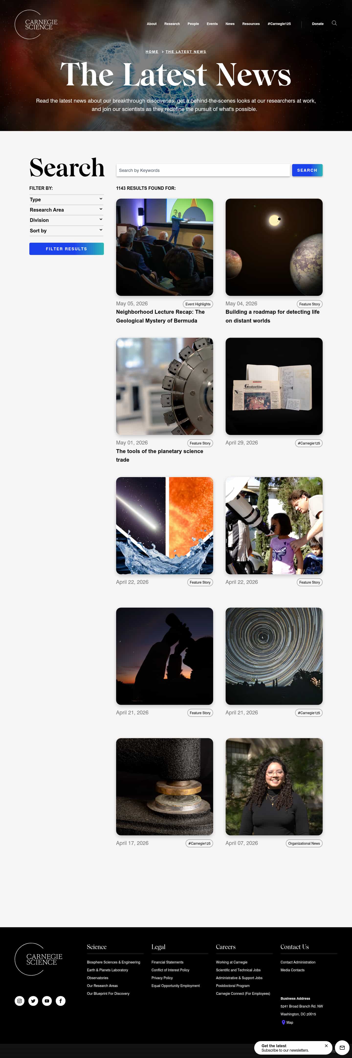 Latest website image capture