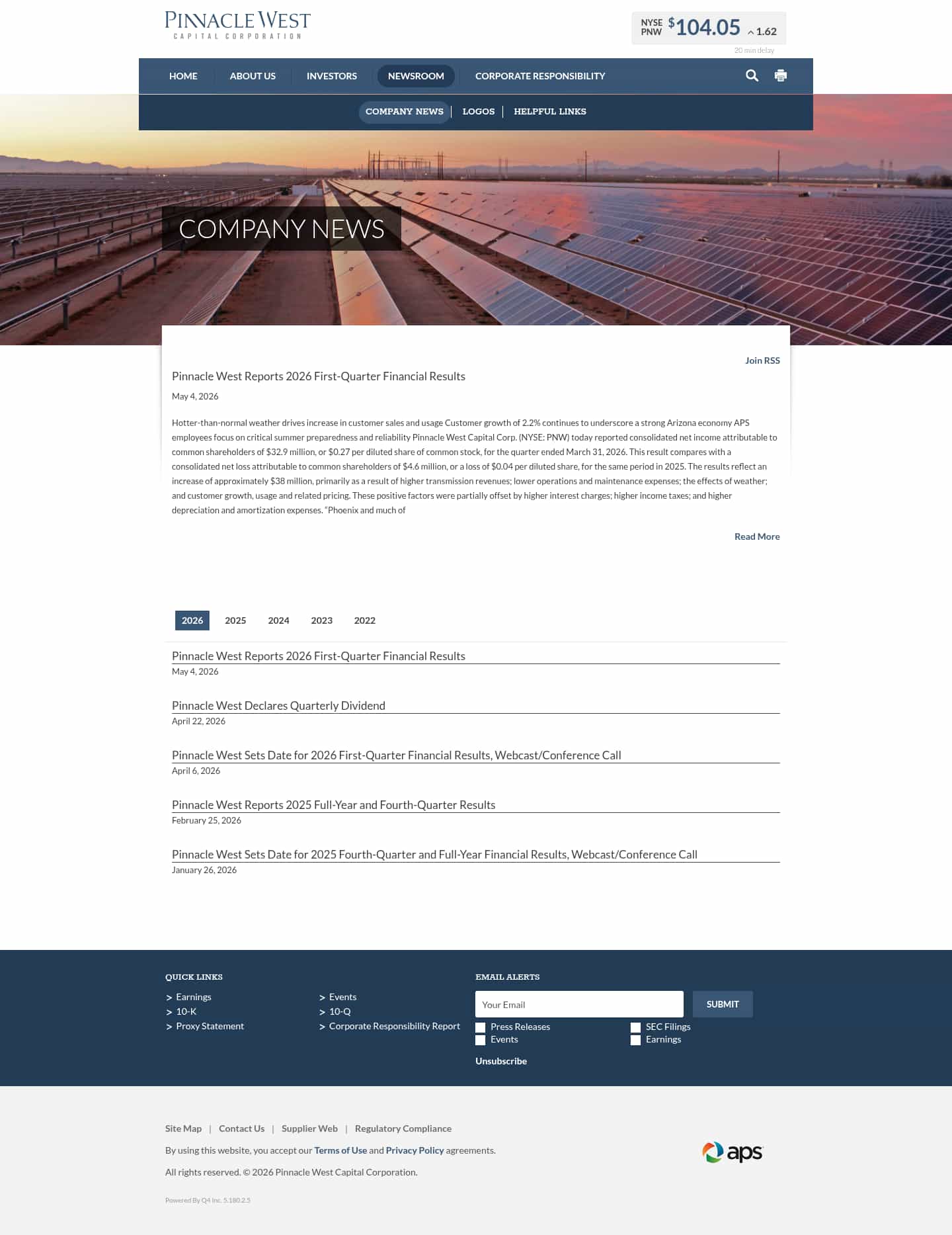 Latest website image capture