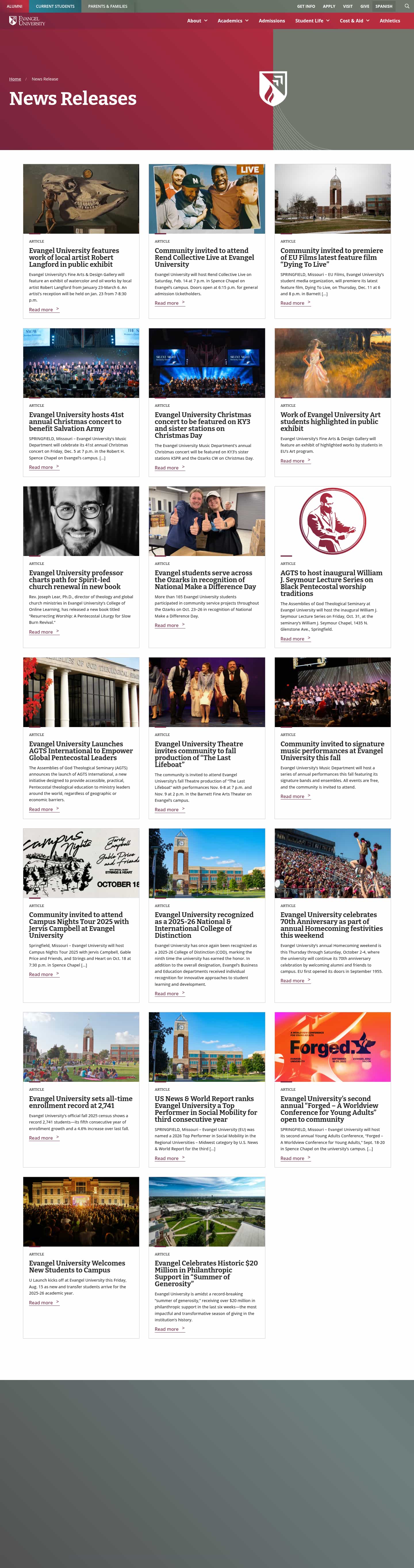 Latest website image capture