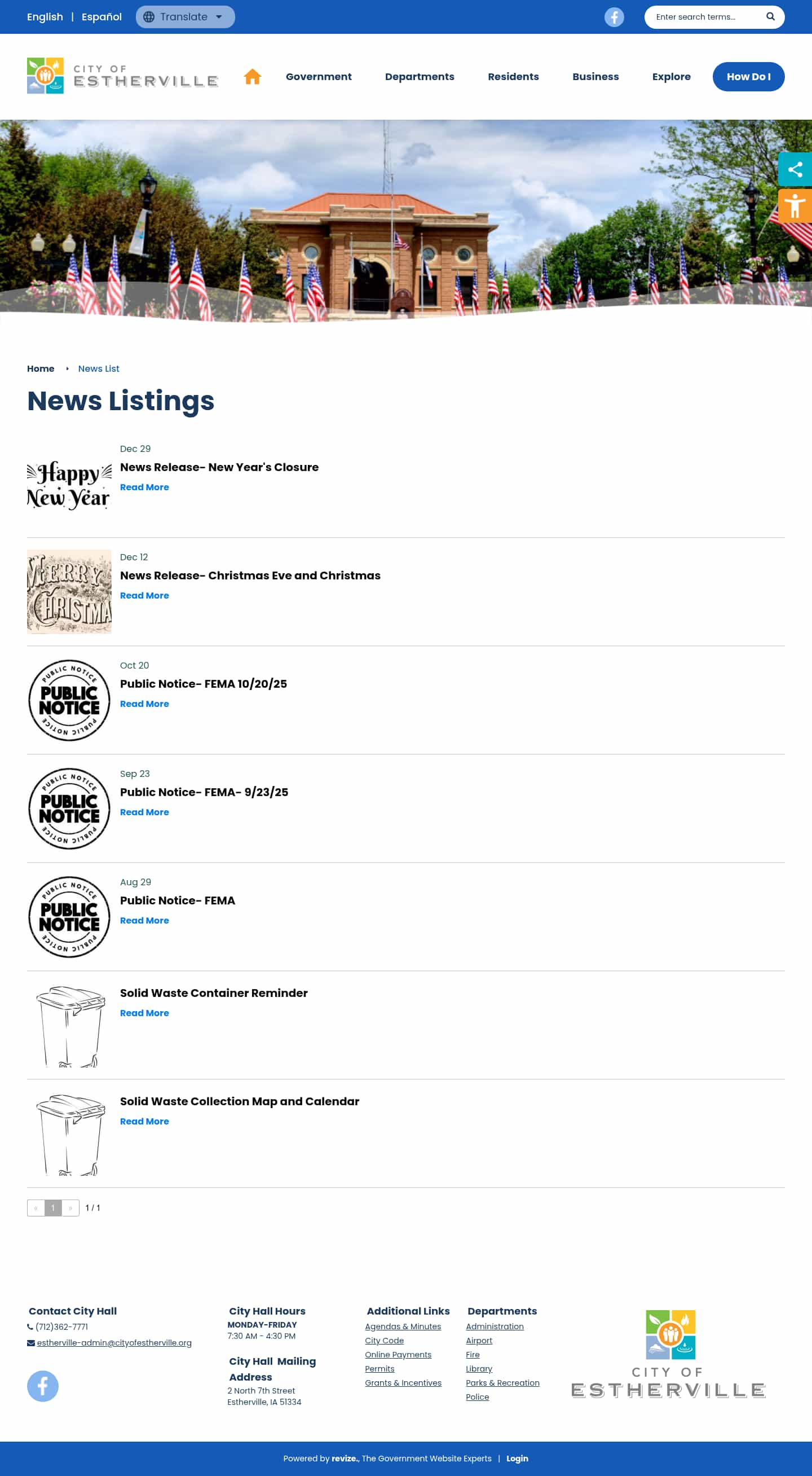 Latest website image capture