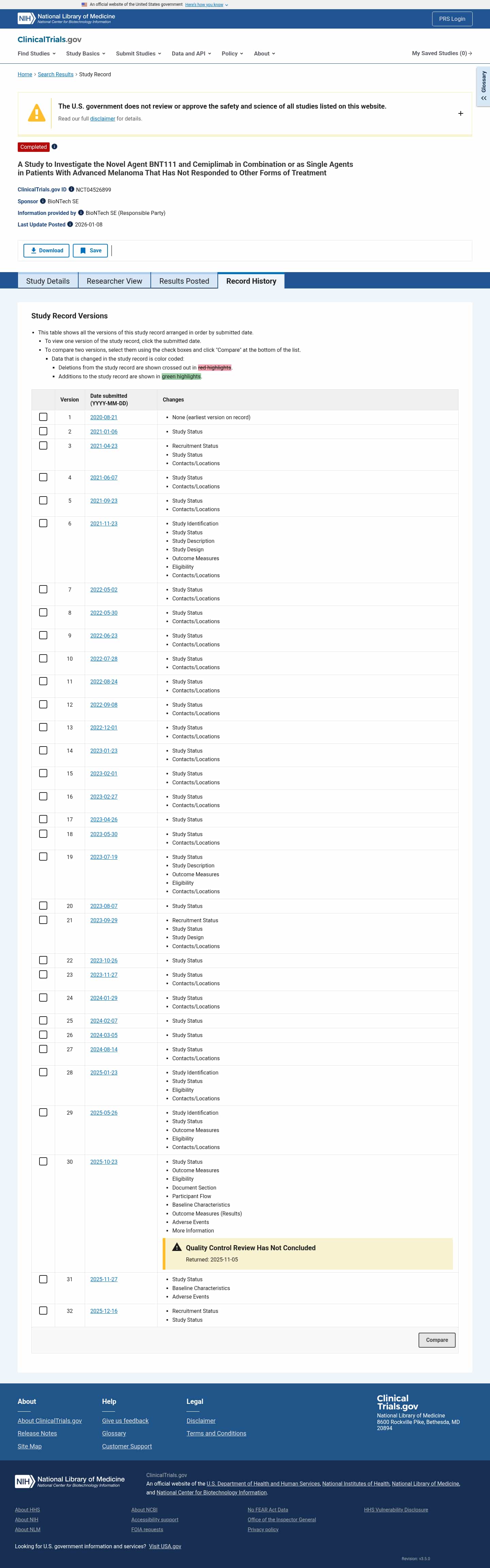 Latest website image capture