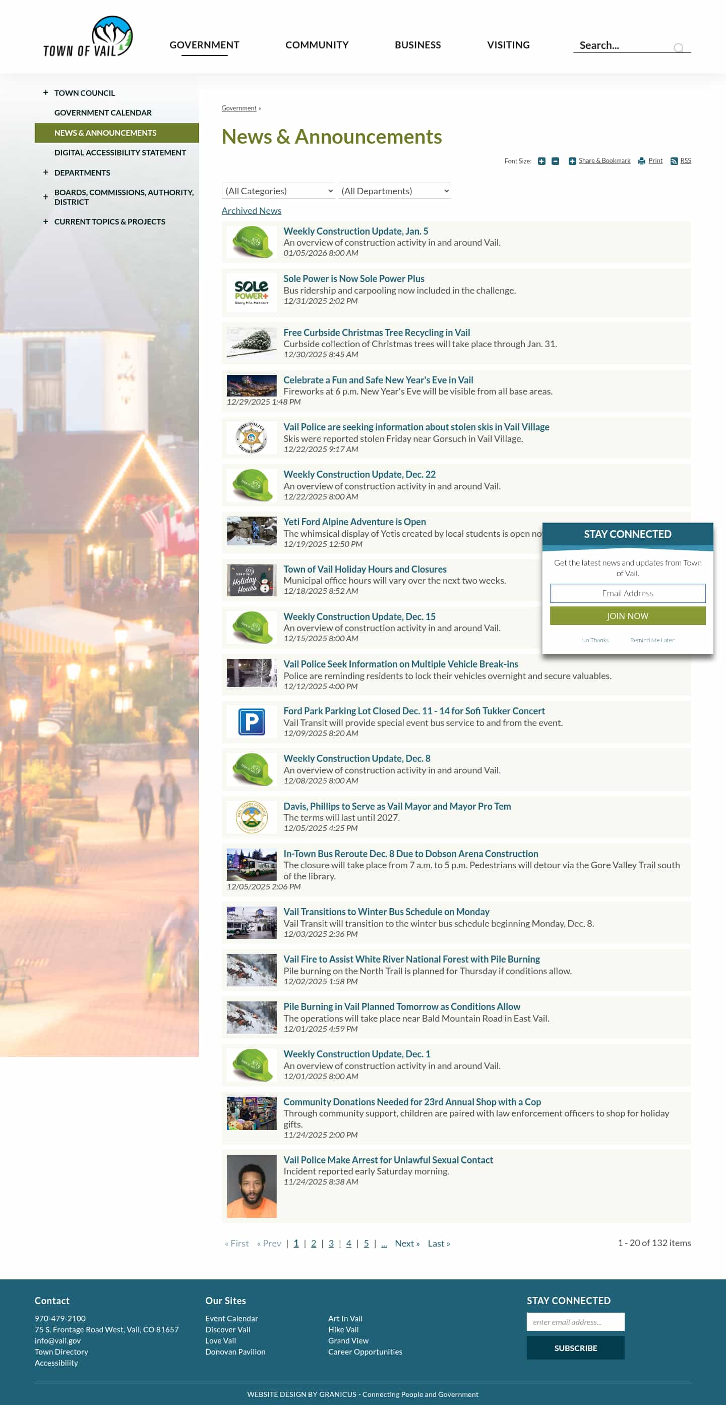 Latest website image capture