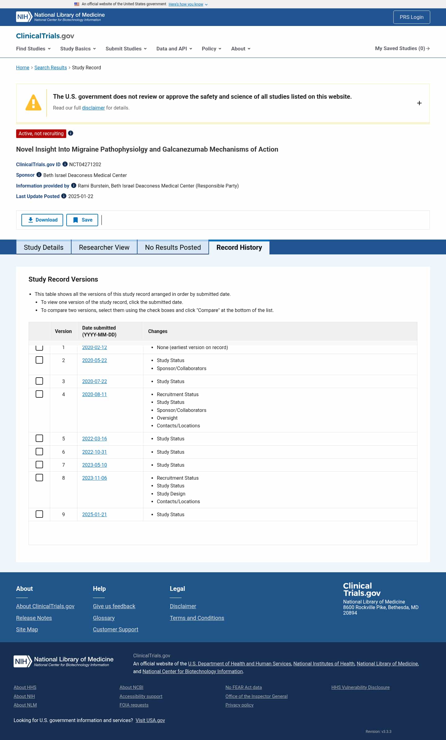 Latest website image capture