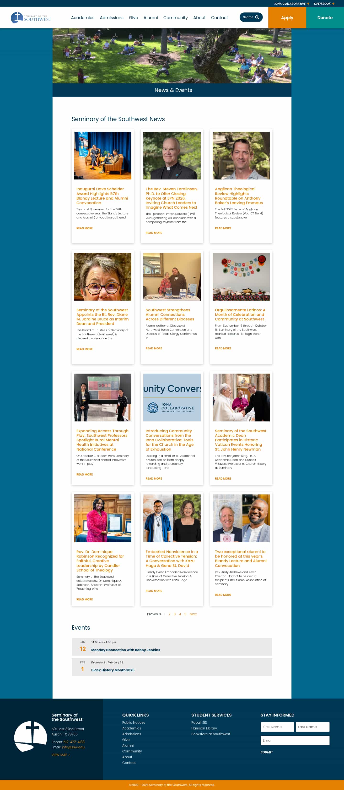 Latest website image capture