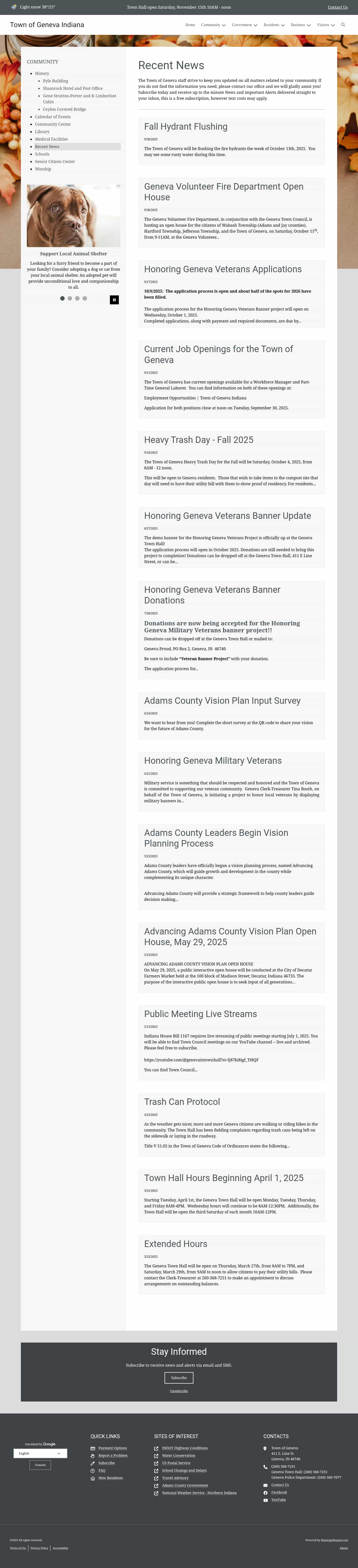 Latest website image capture