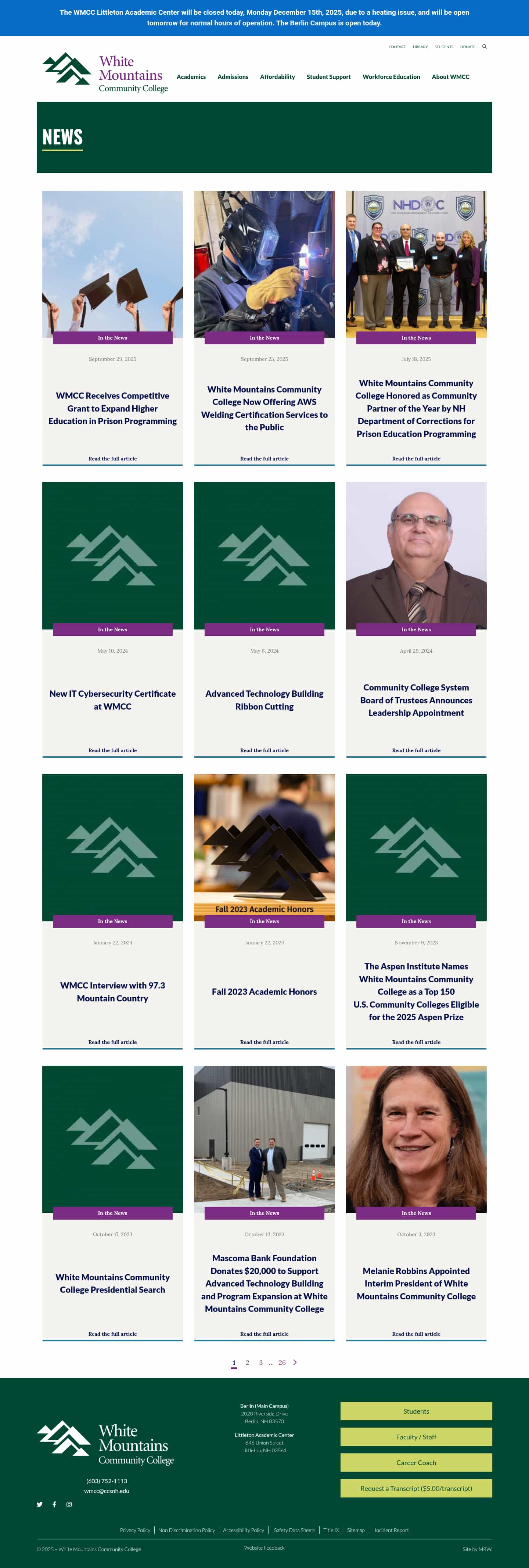 Latest website image capture