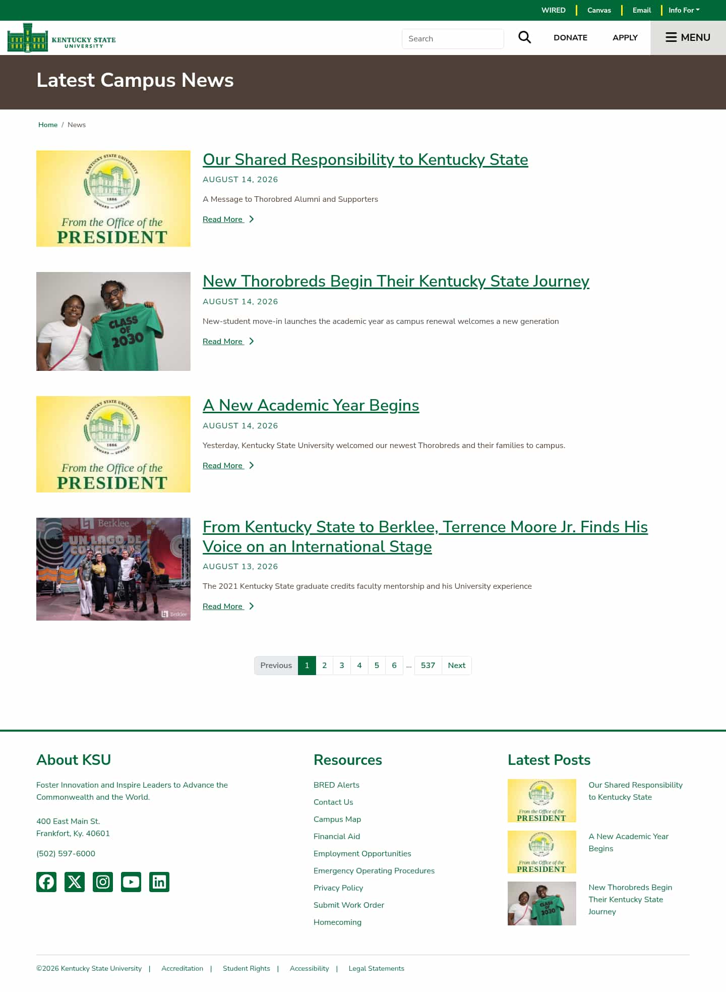 Latest website image capture