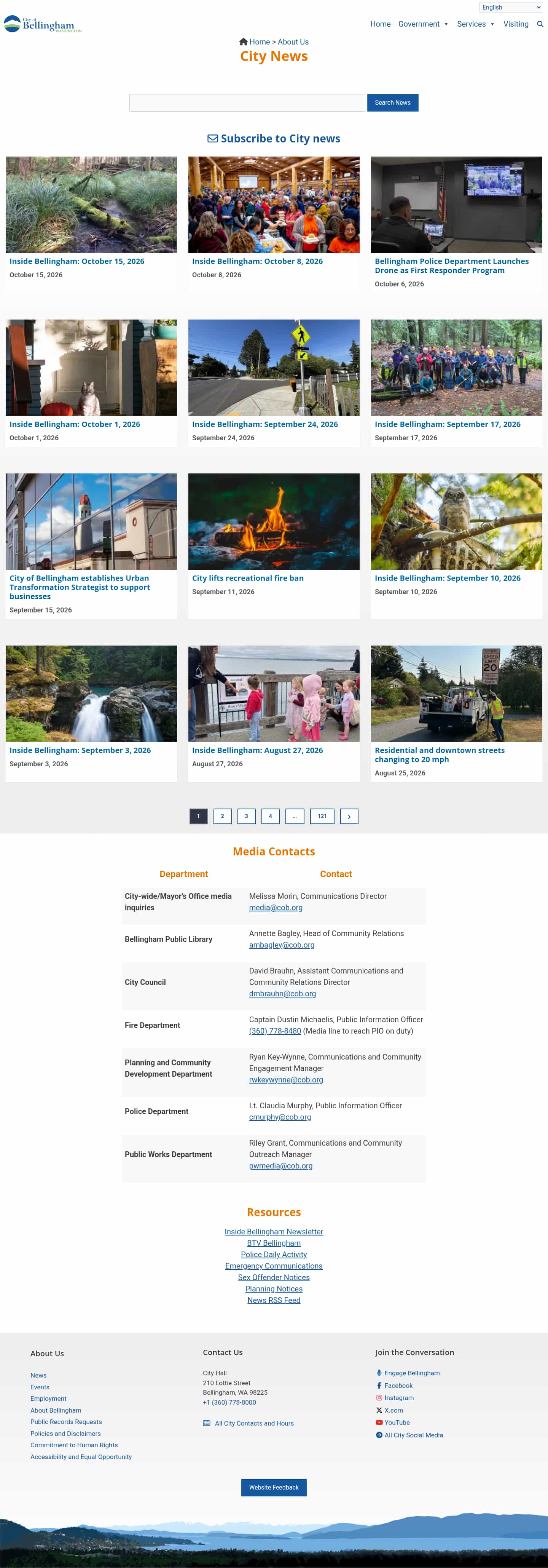 Latest website image capture
