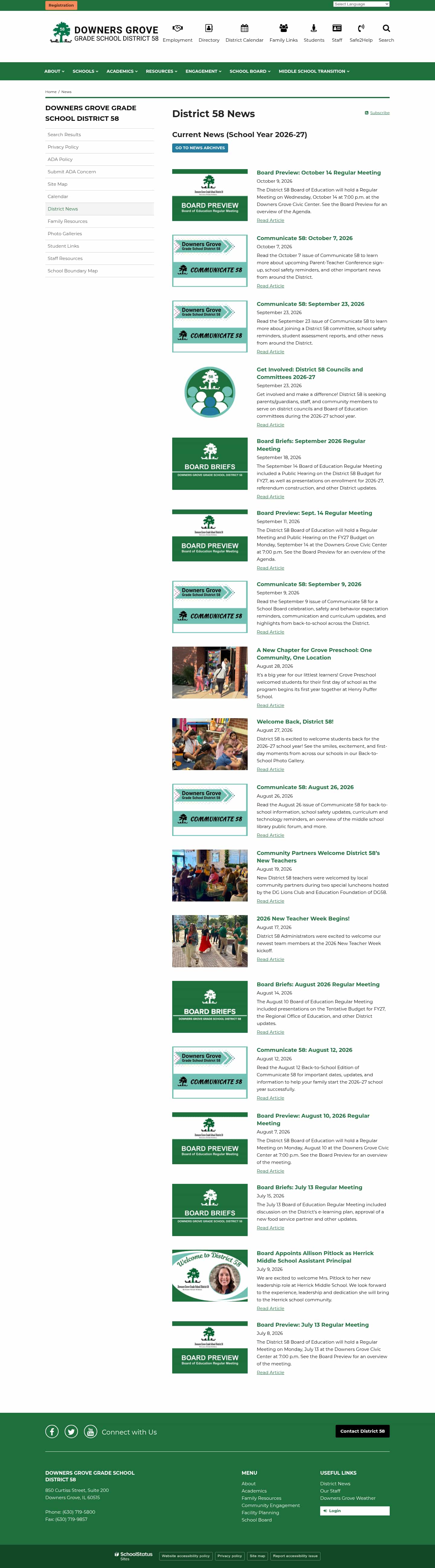 Latest website image capture