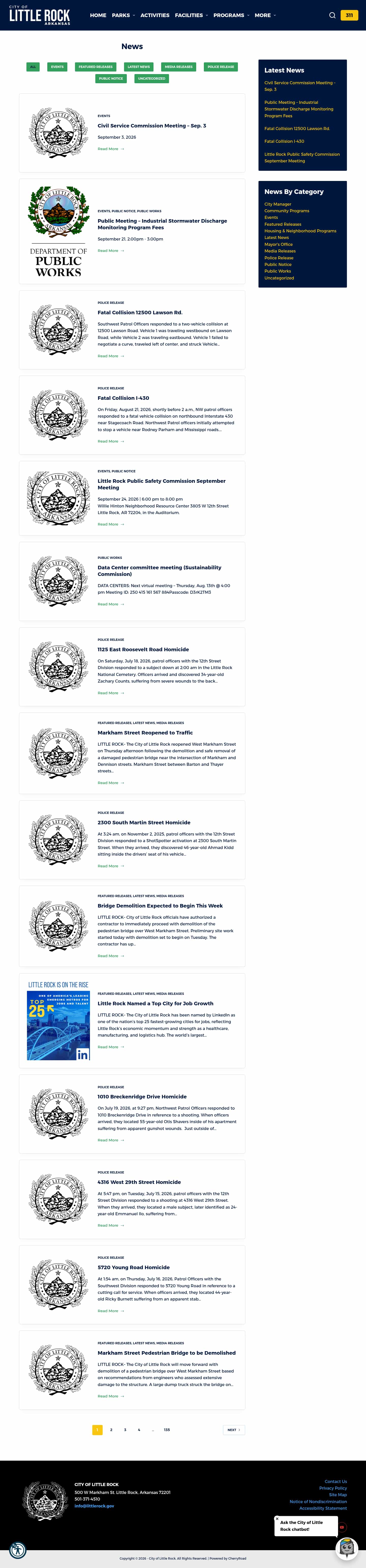Latest website image capture