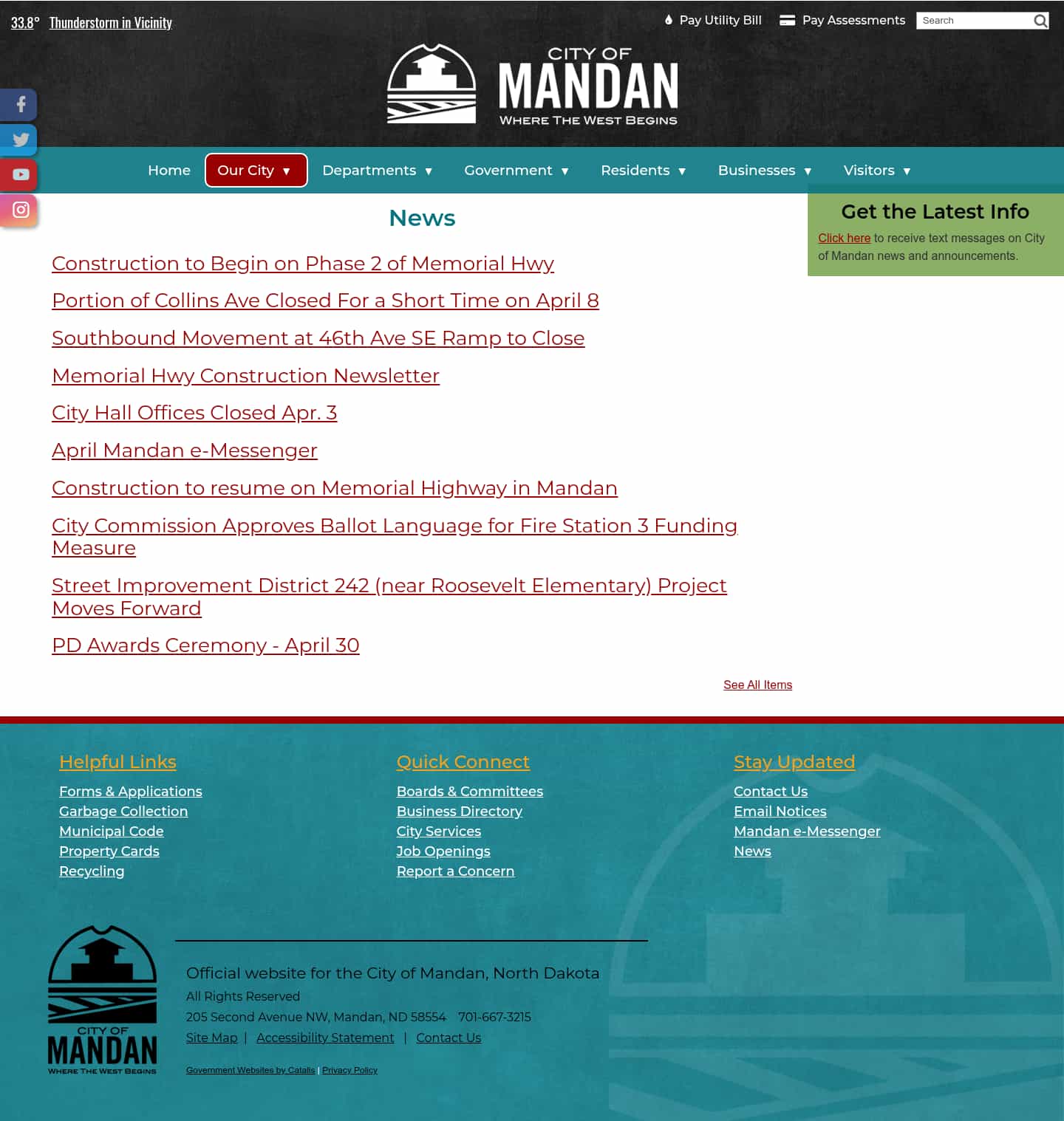 Latest website image capture