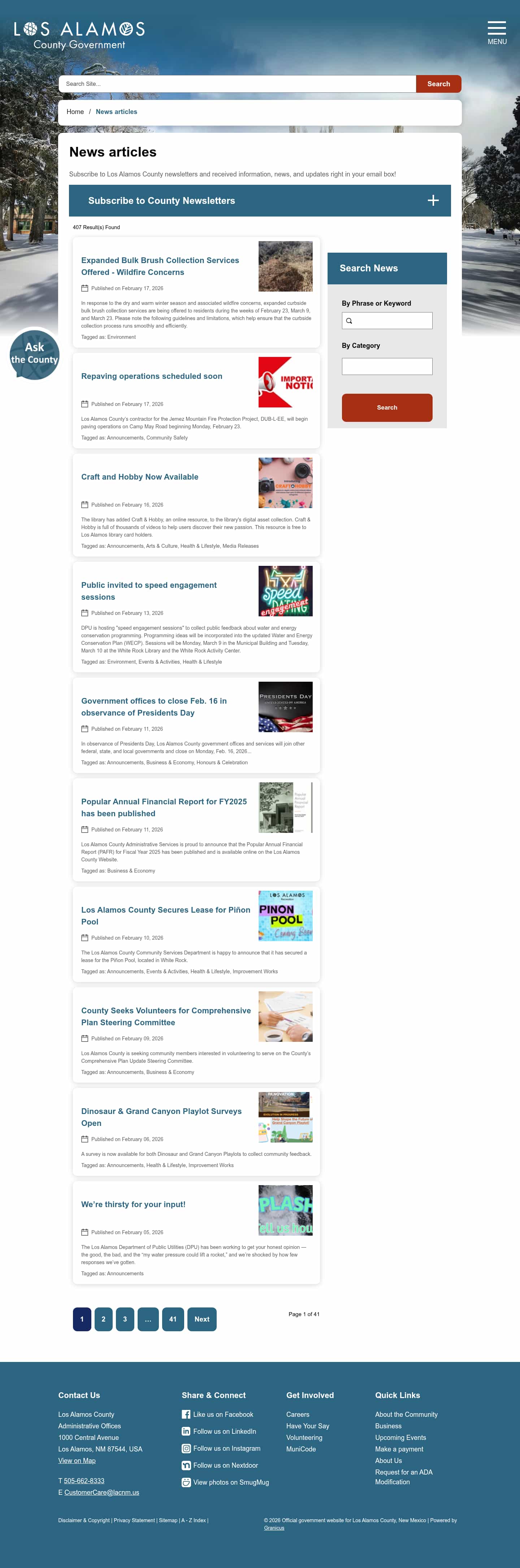 Latest website image capture