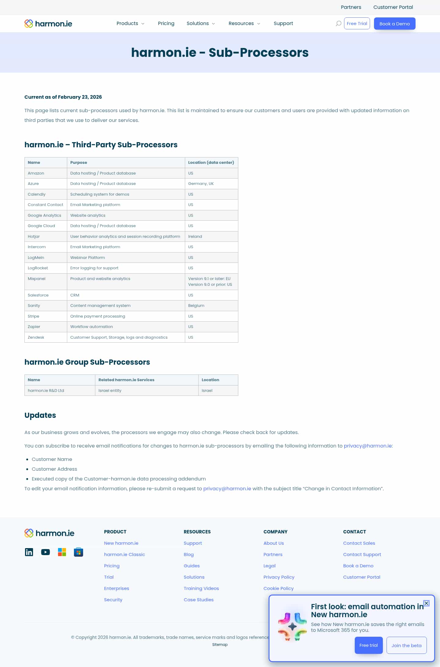 Latest website image capture