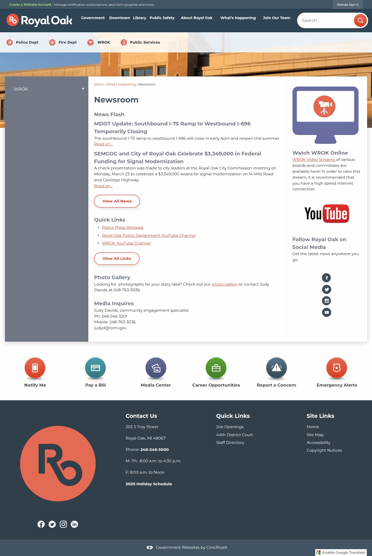 Latest website image capture