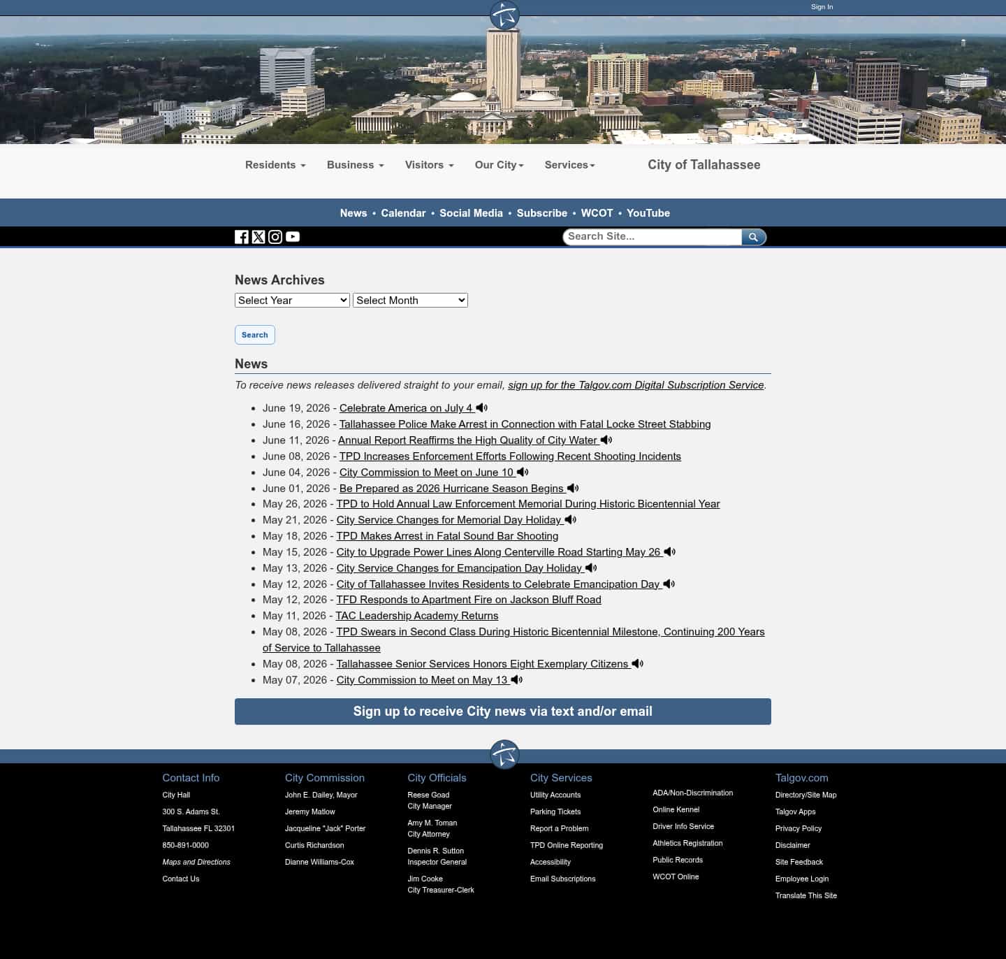 Latest website image capture