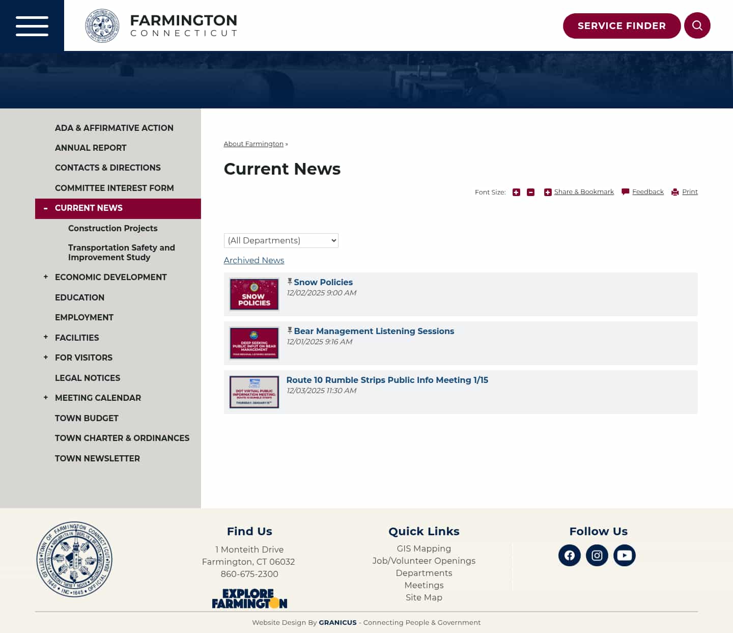 Latest website image capture