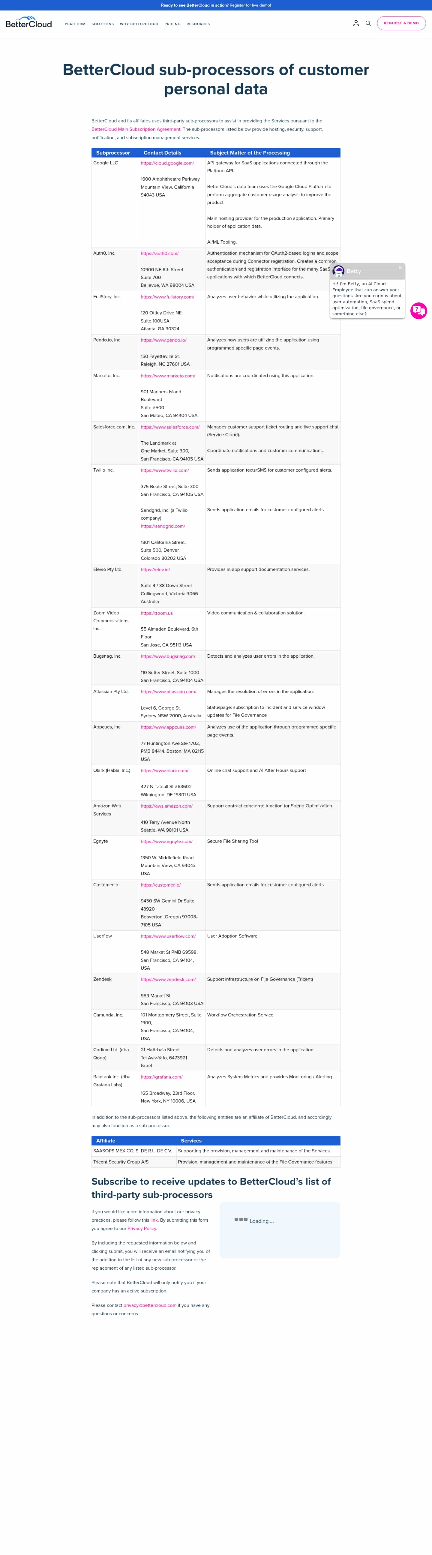 Latest website image capture