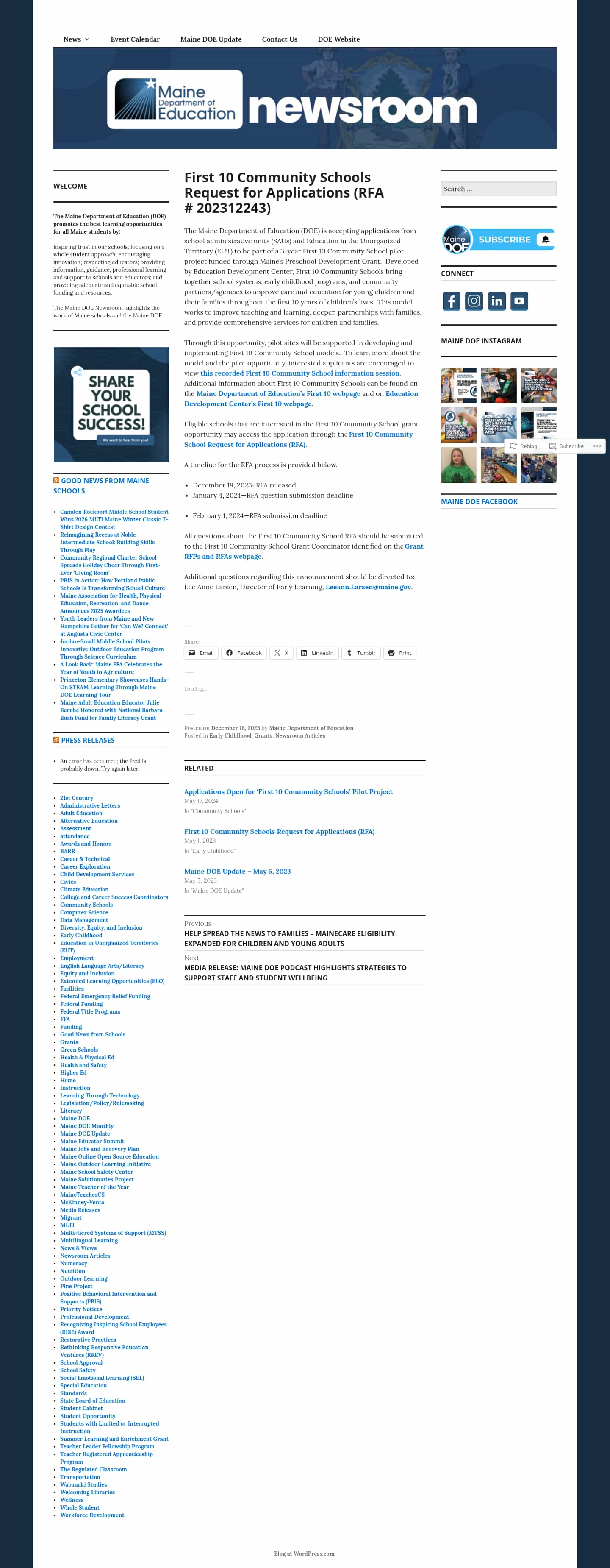 Latest website image capture