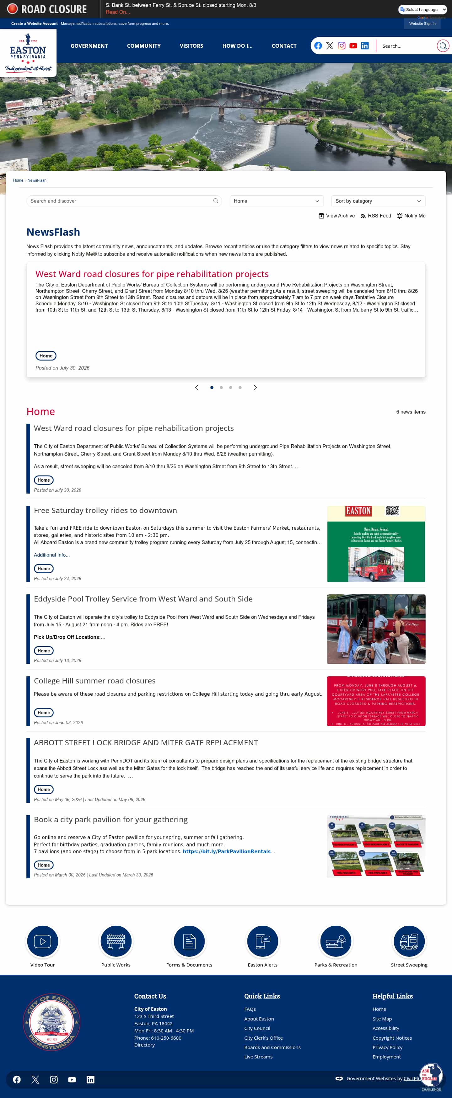 Latest website image capture