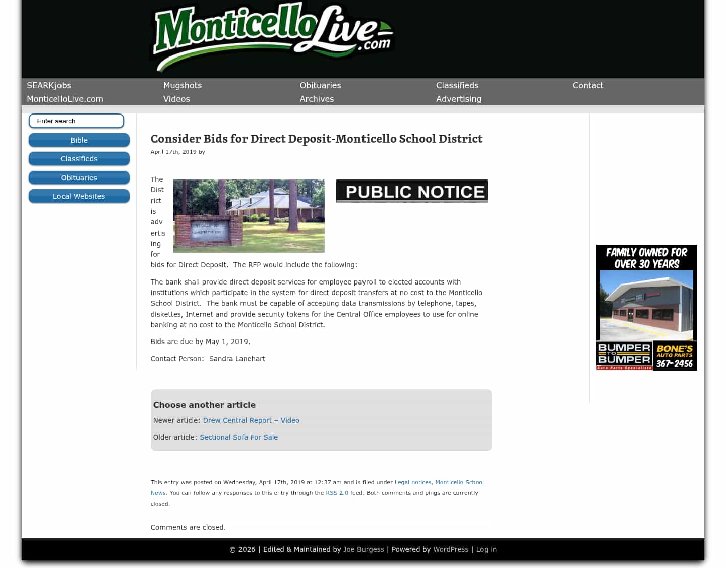 Latest website image capture