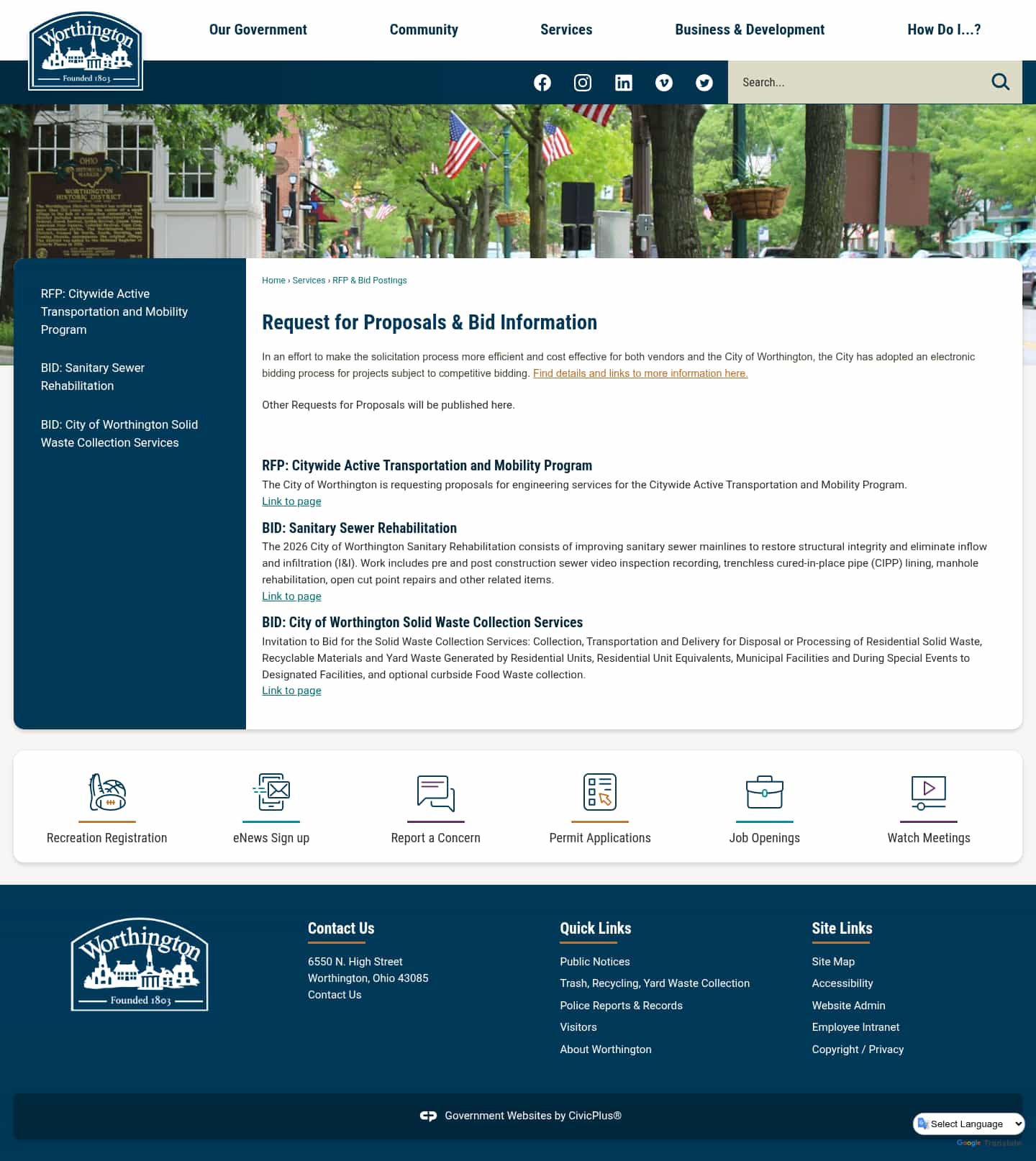 Latest website image capture