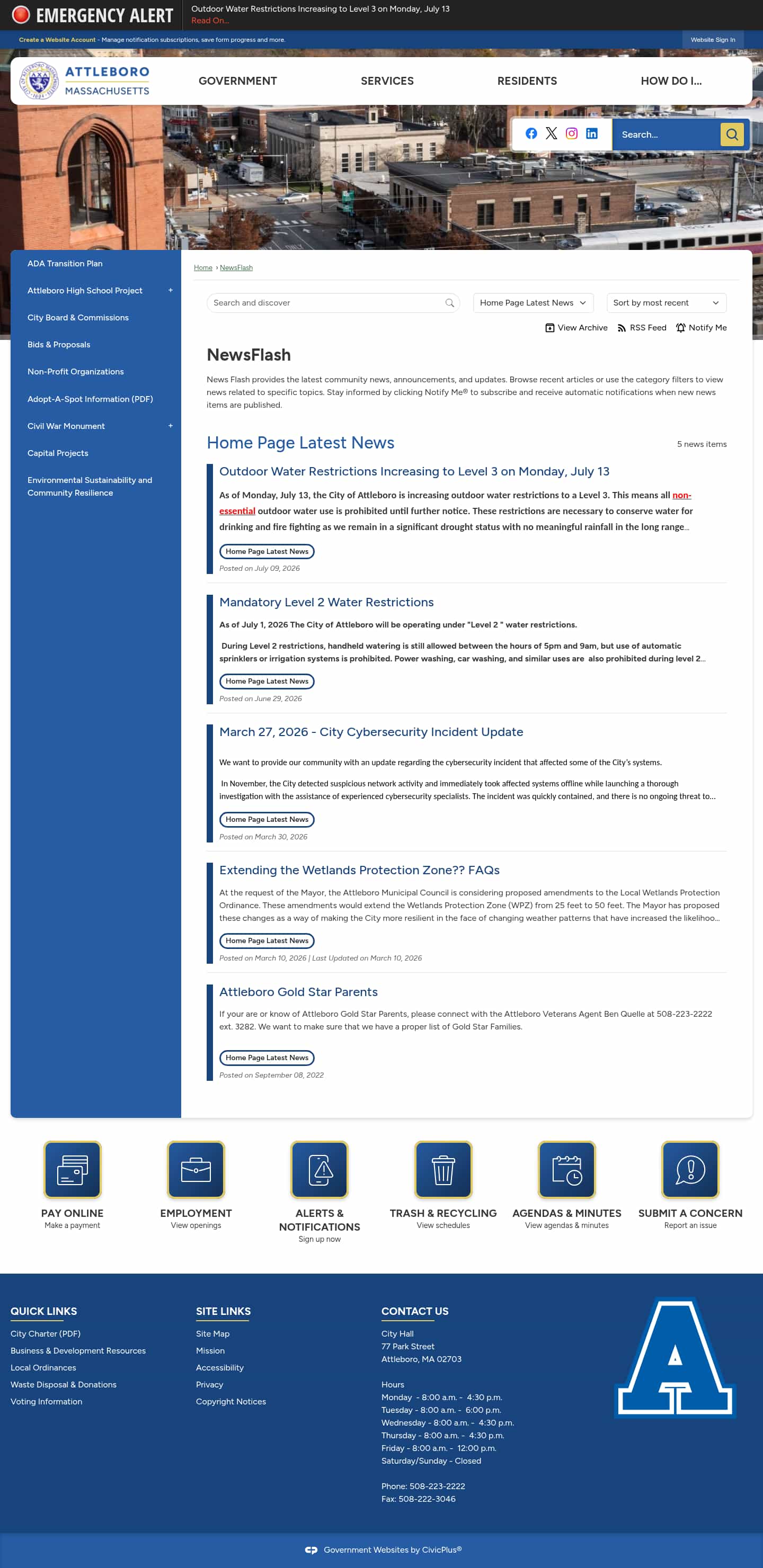 Latest website image capture