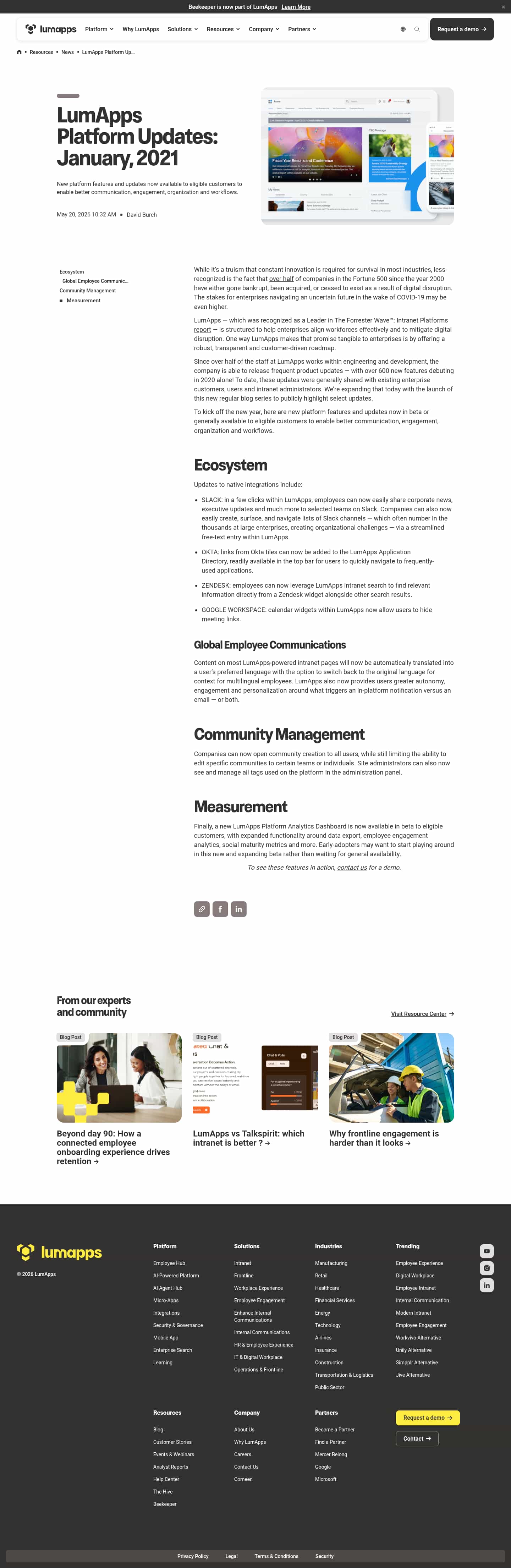 Latest website image capture