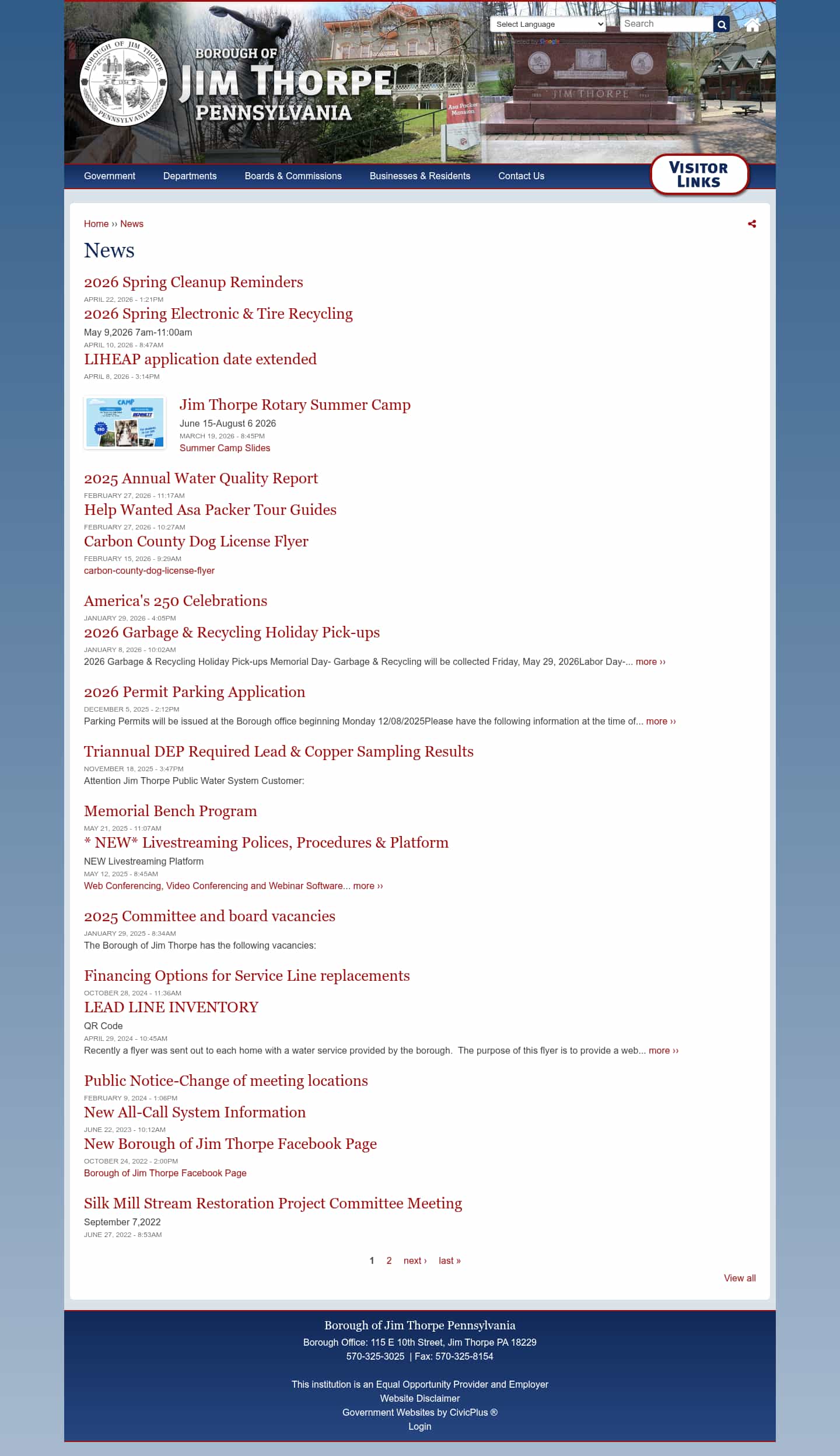Latest website image capture