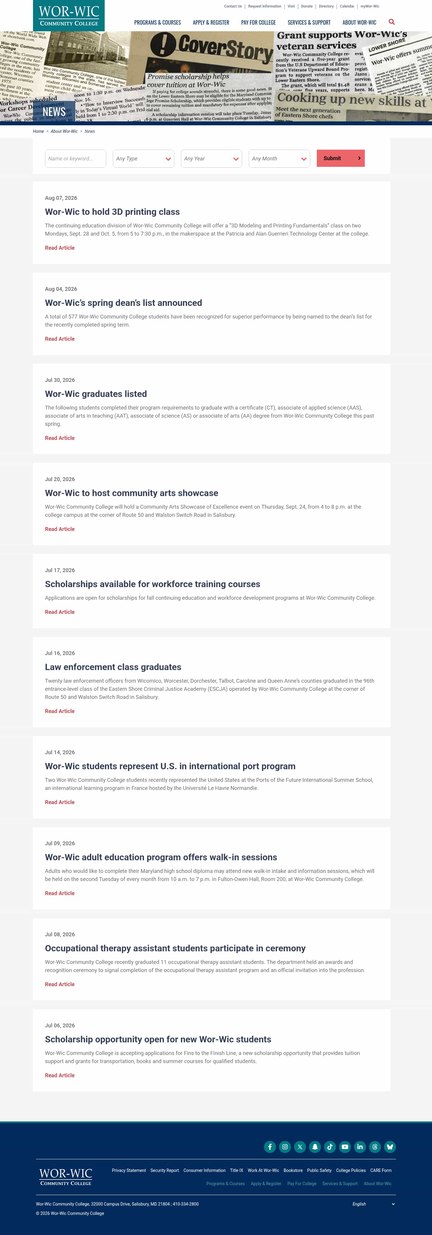 Latest website image capture