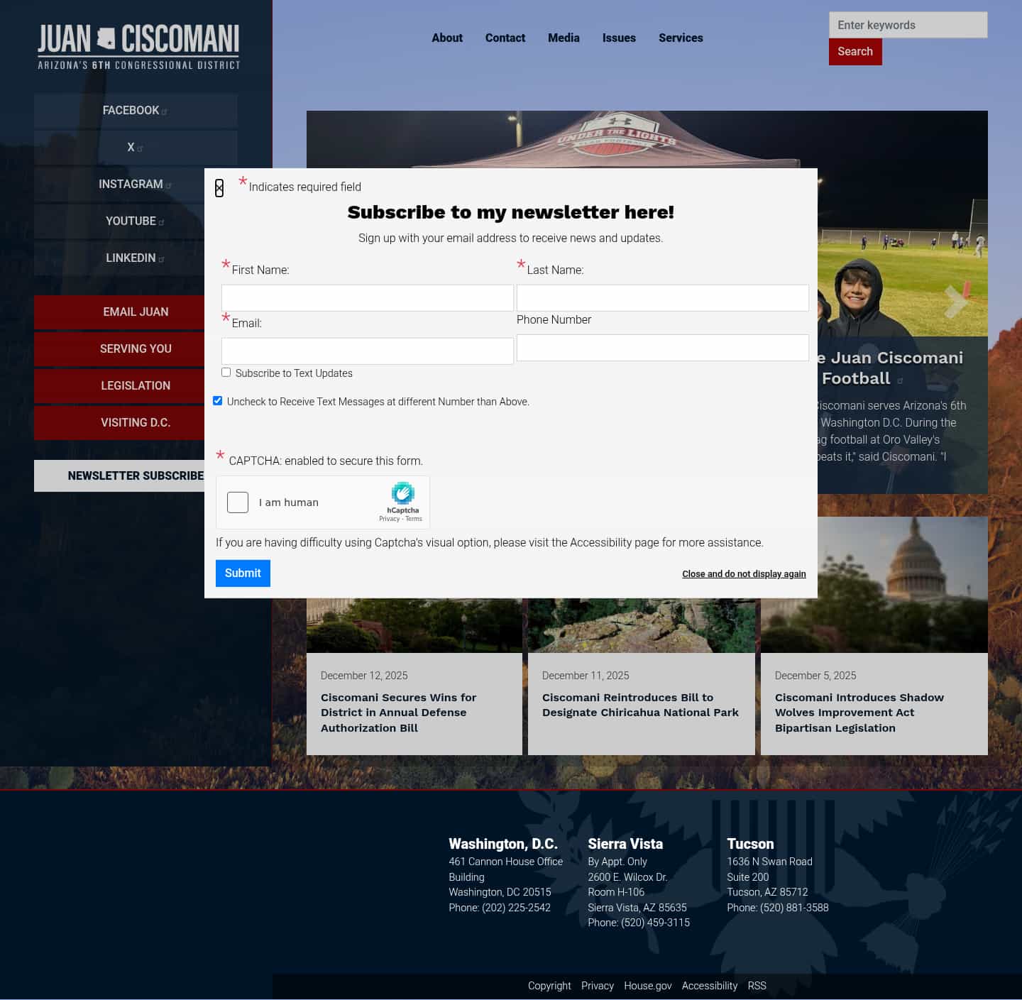 Latest website image capture