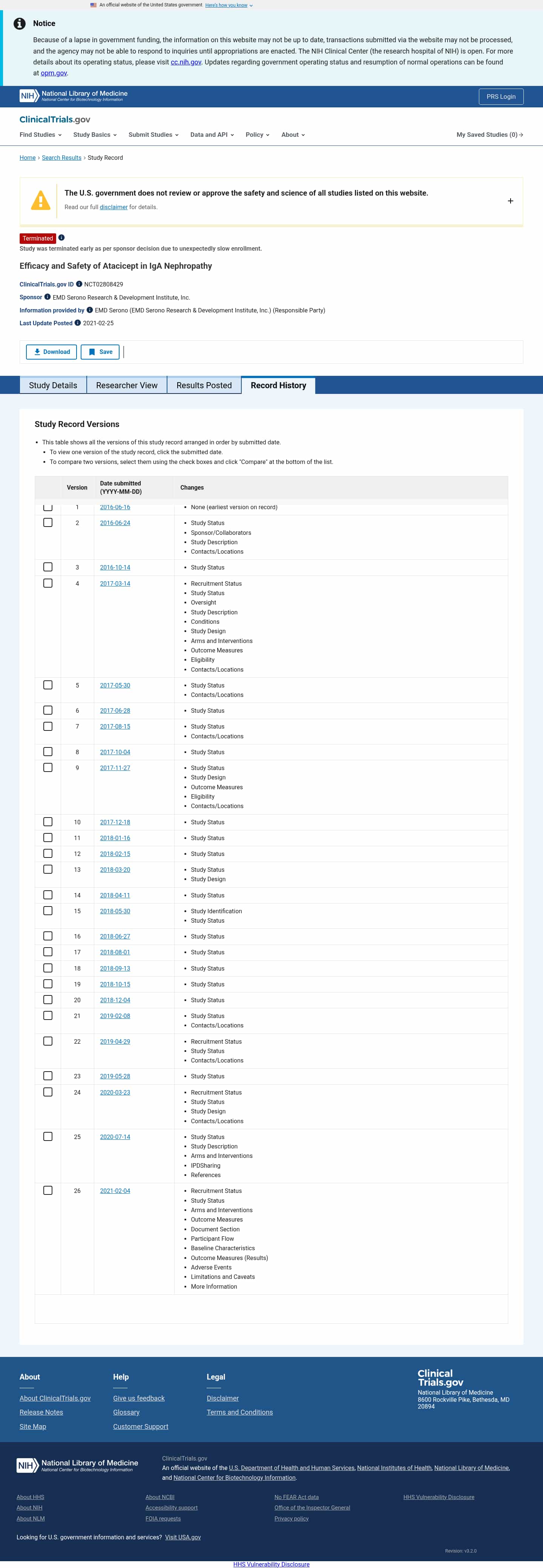 Latest website image capture