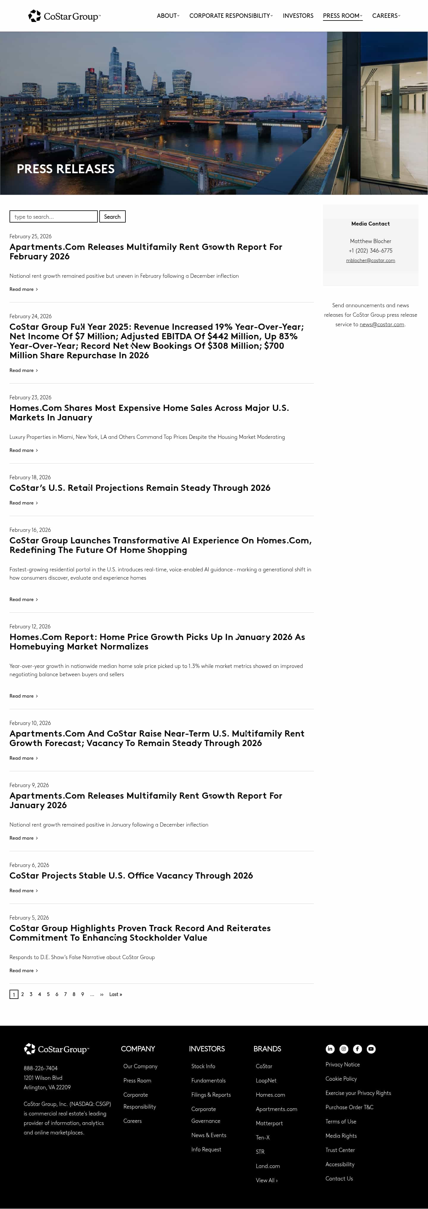 Latest website image capture