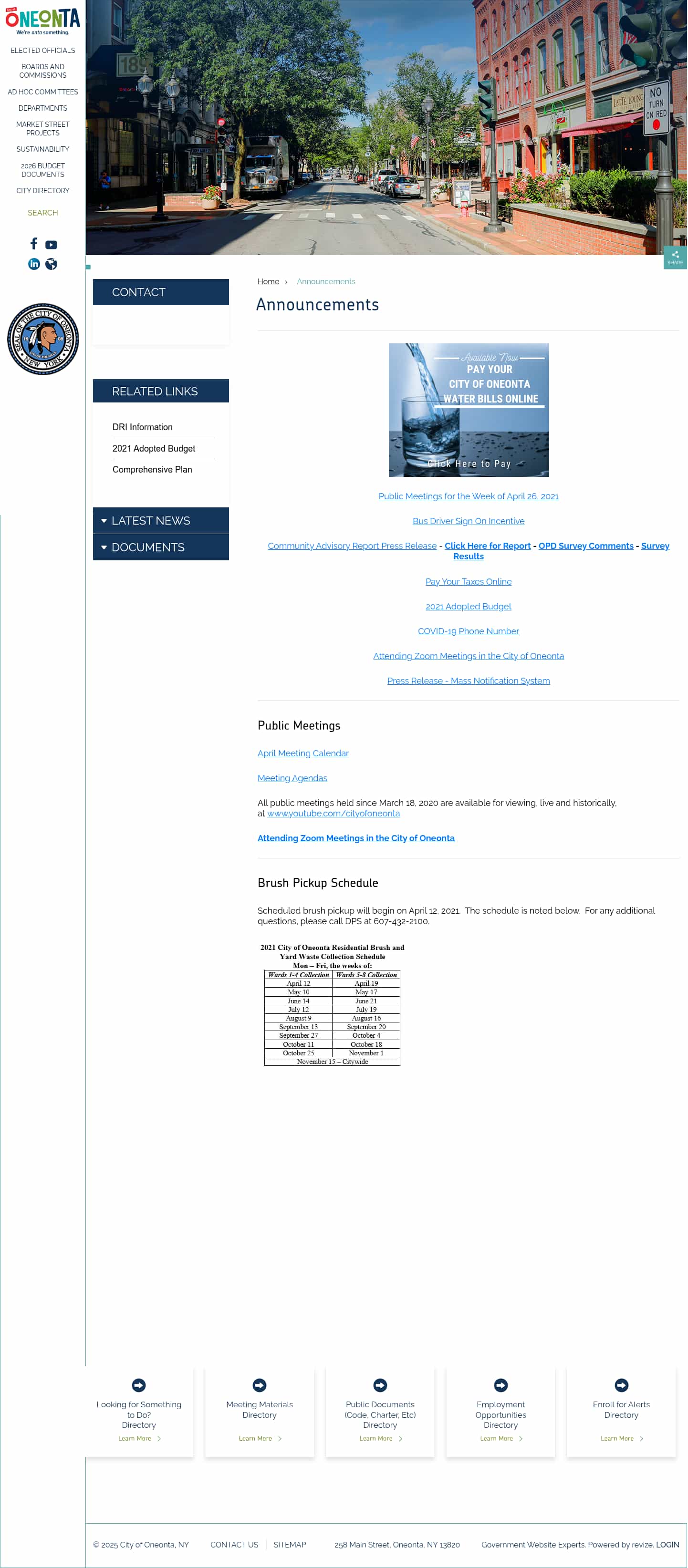 Latest website image capture