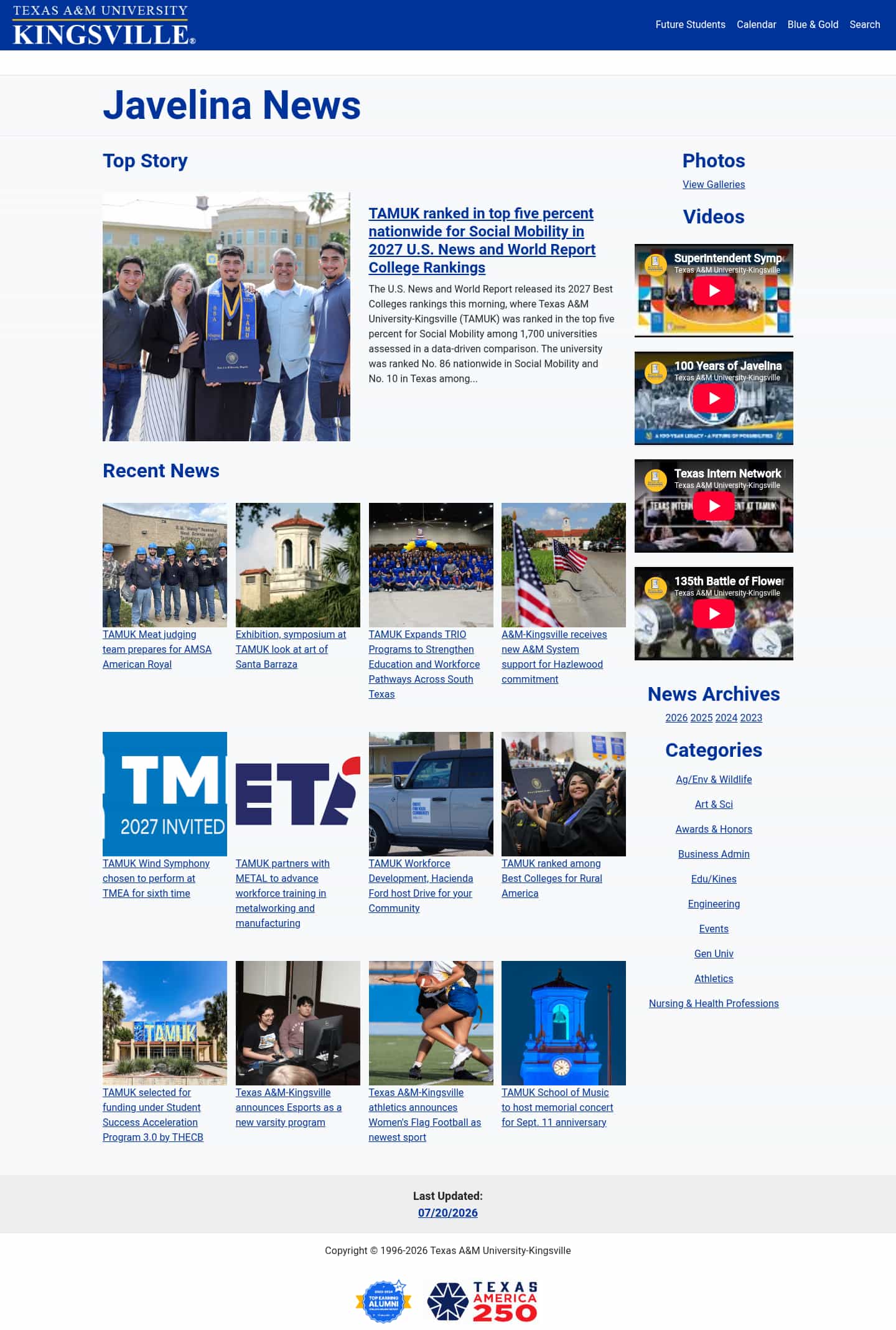 Latest website image capture