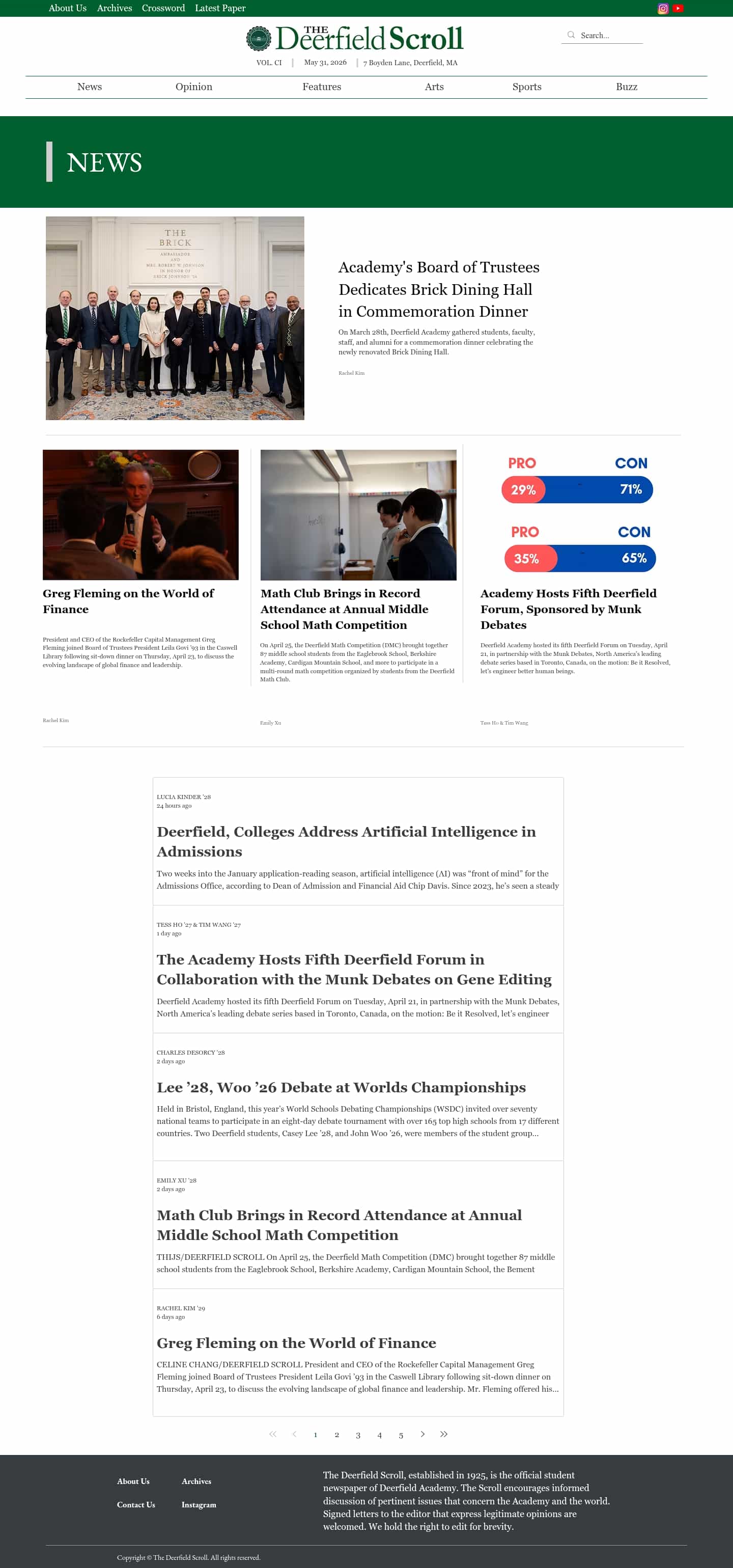 Latest website image capture
