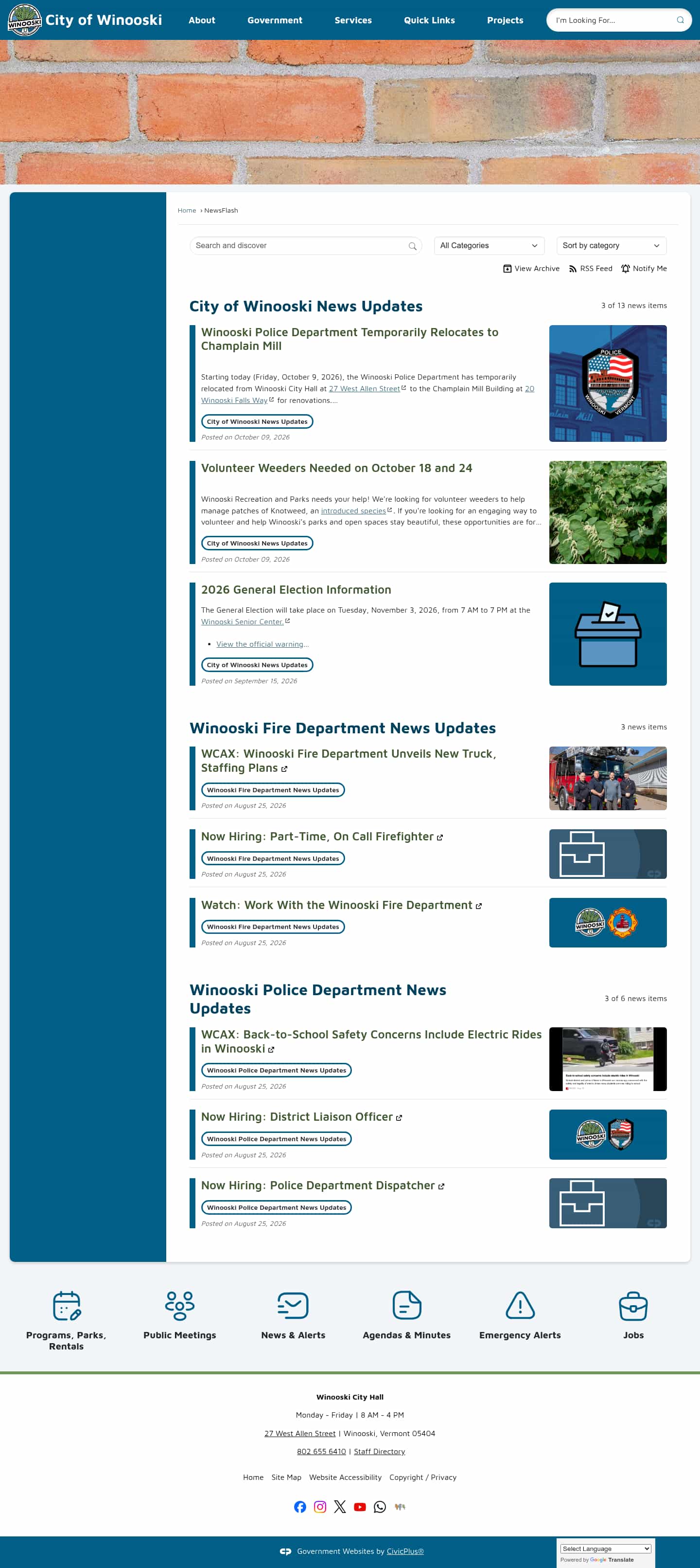 Latest website image capture