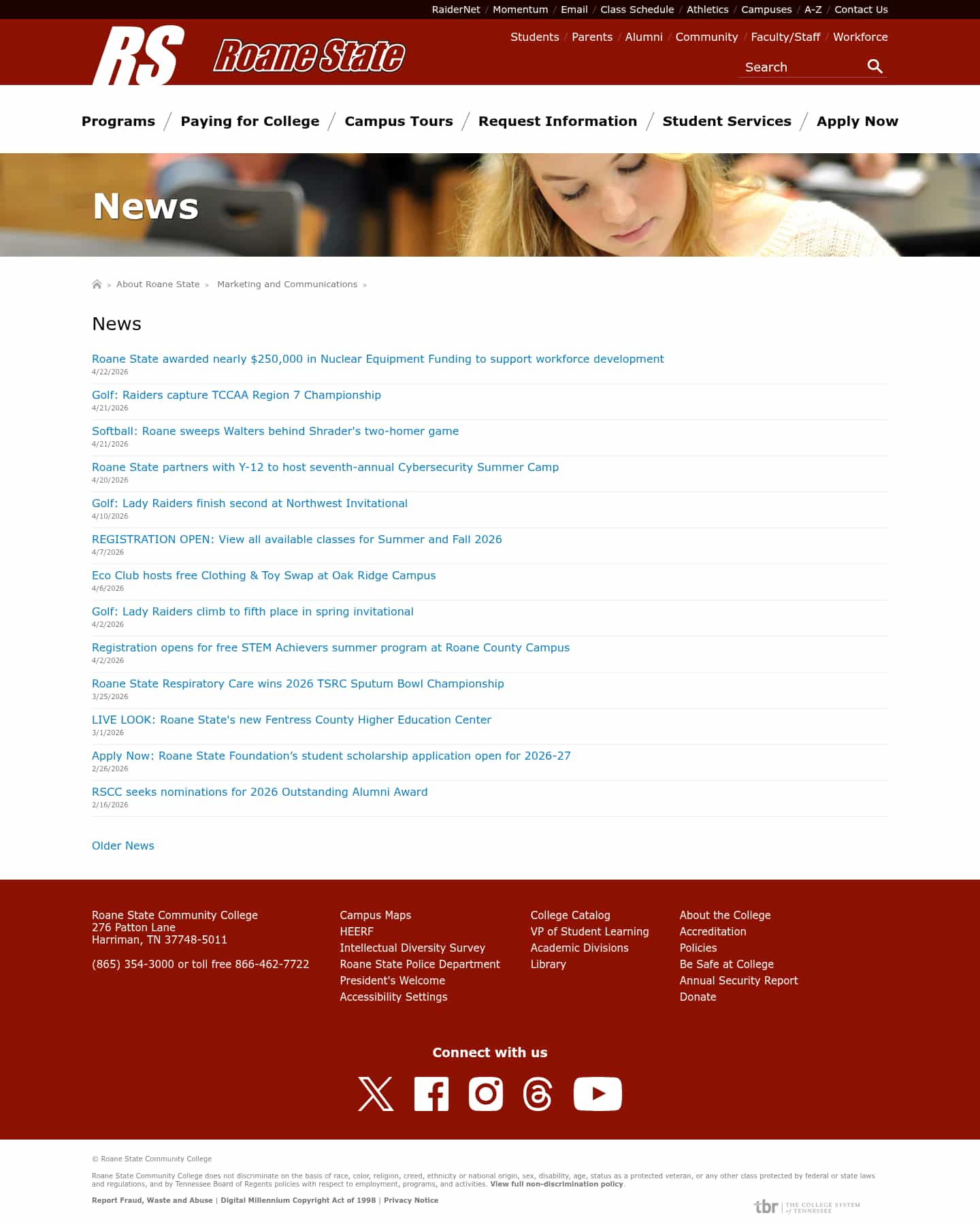 Latest website image capture