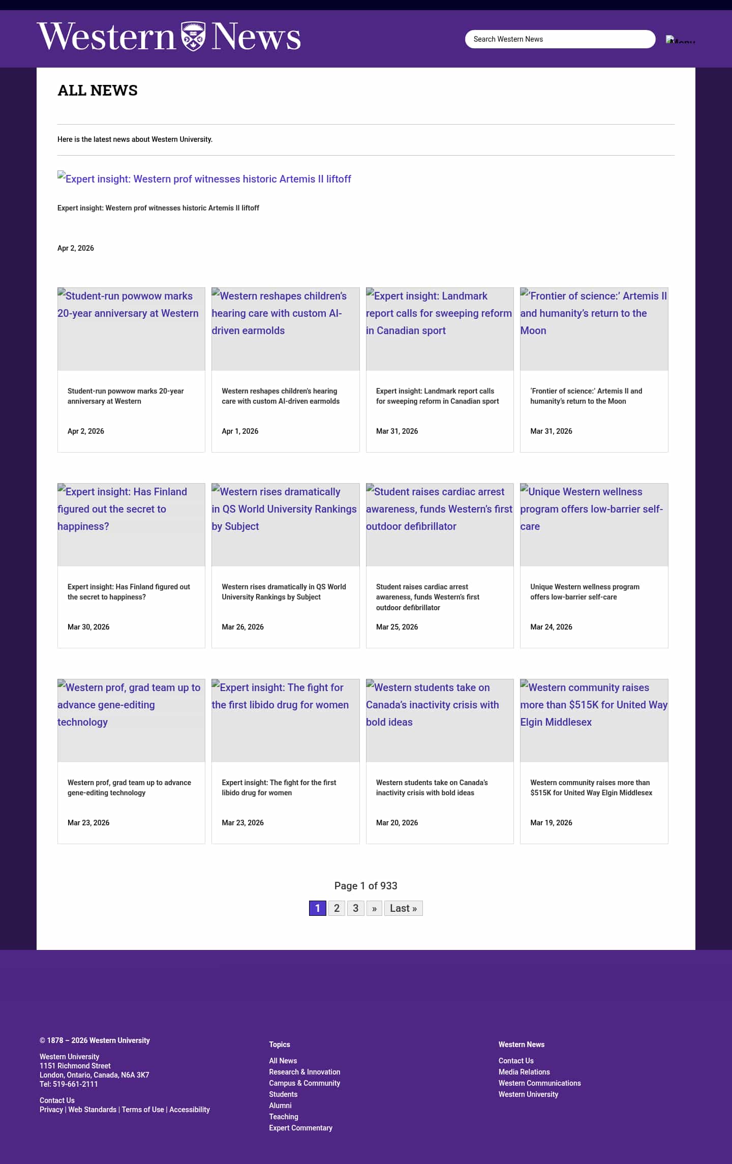 Latest website image capture