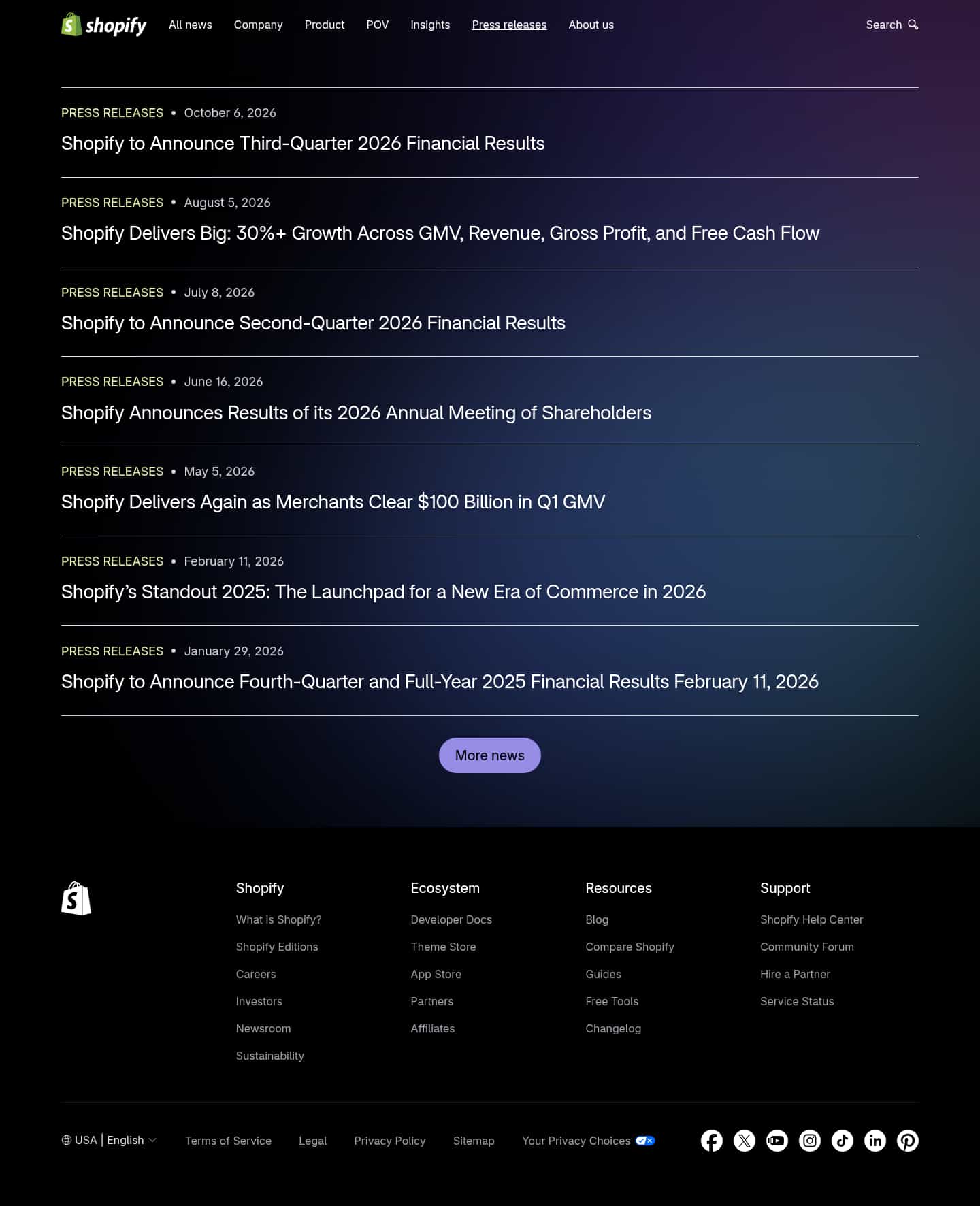 Latest website image capture
