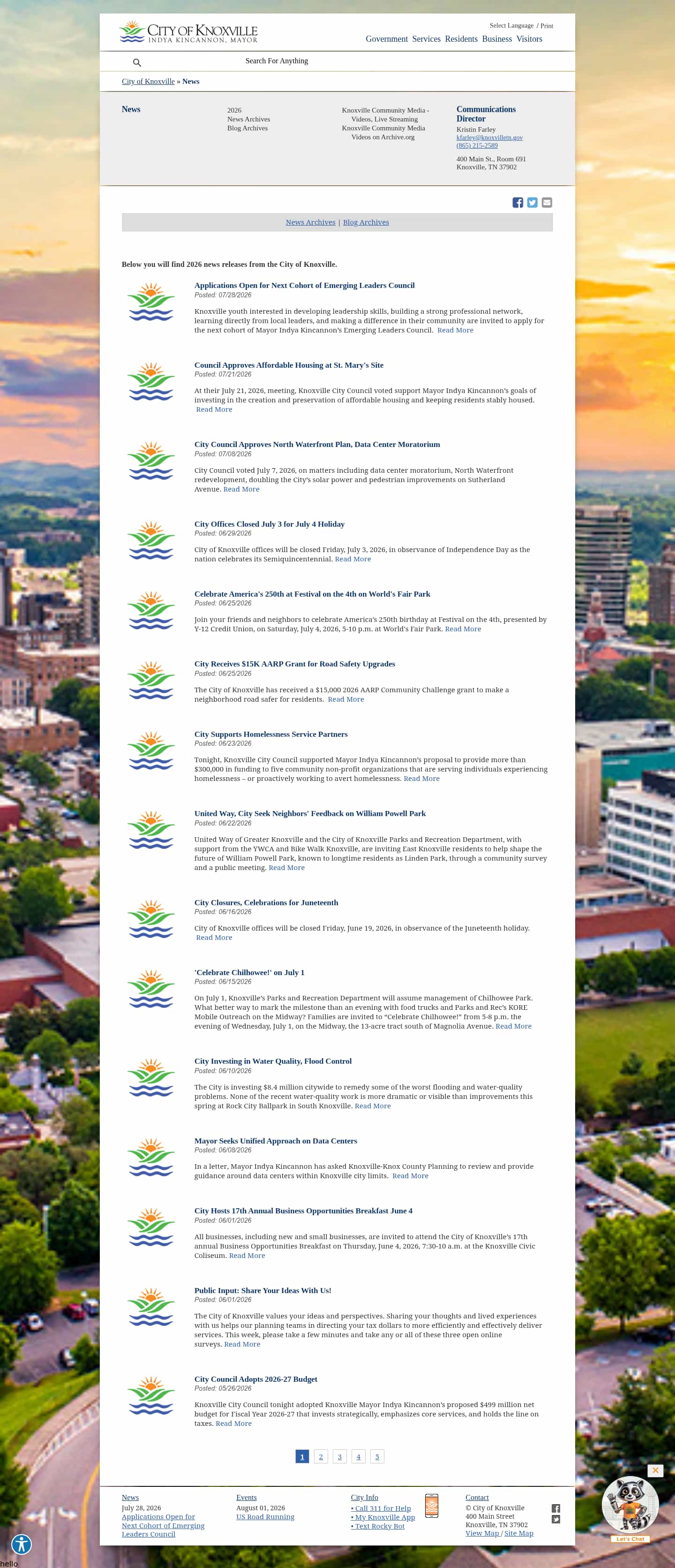 Latest website image capture