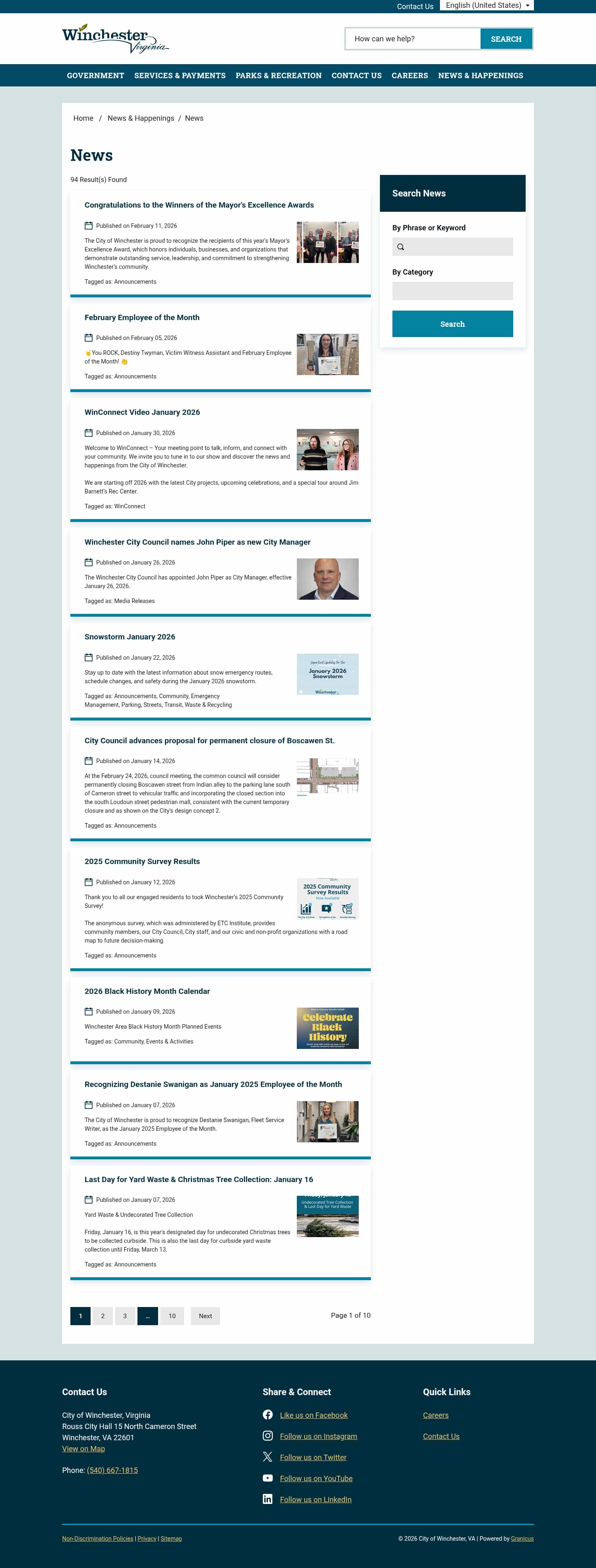 Latest website image capture