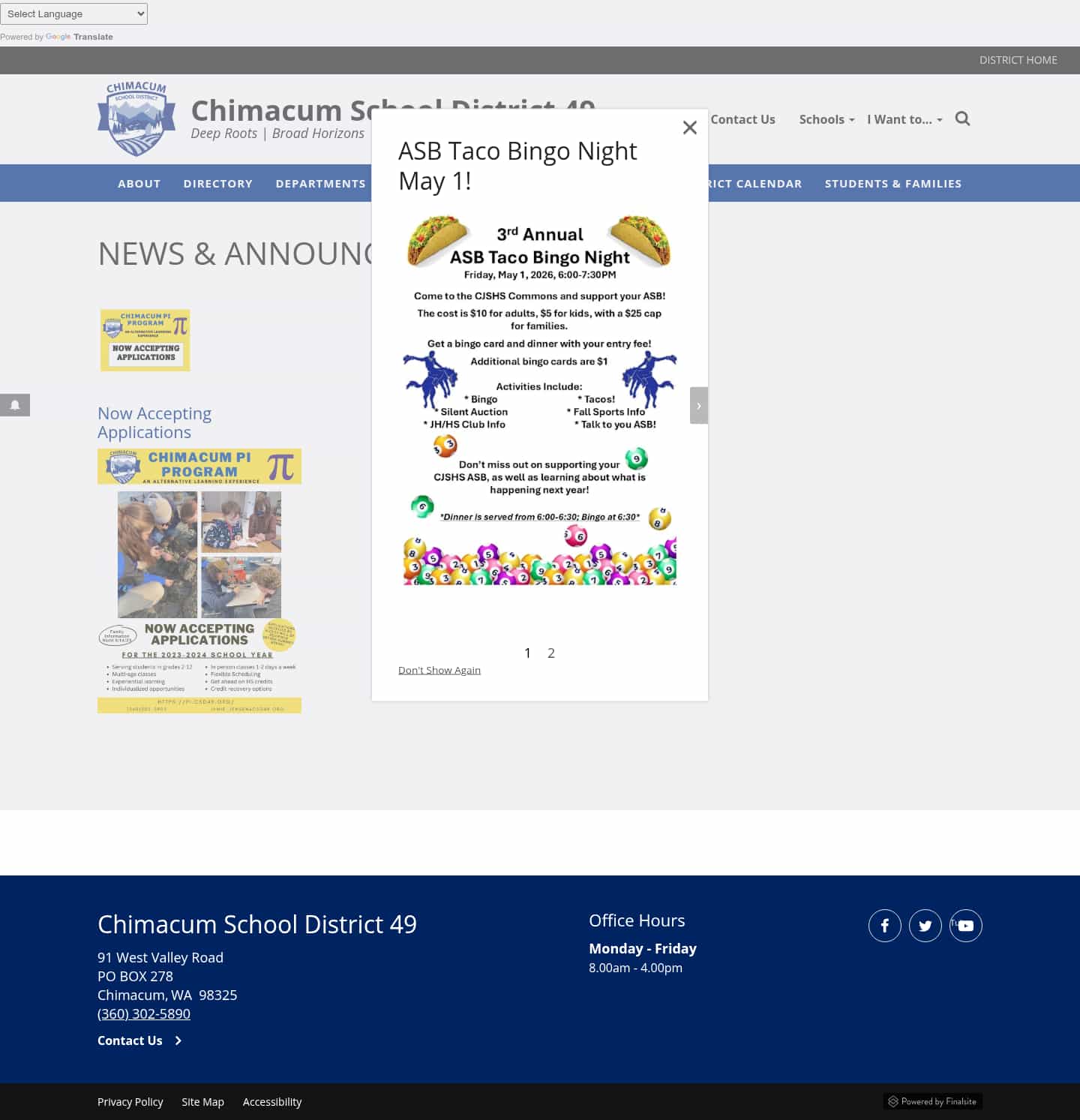 Latest website image capture