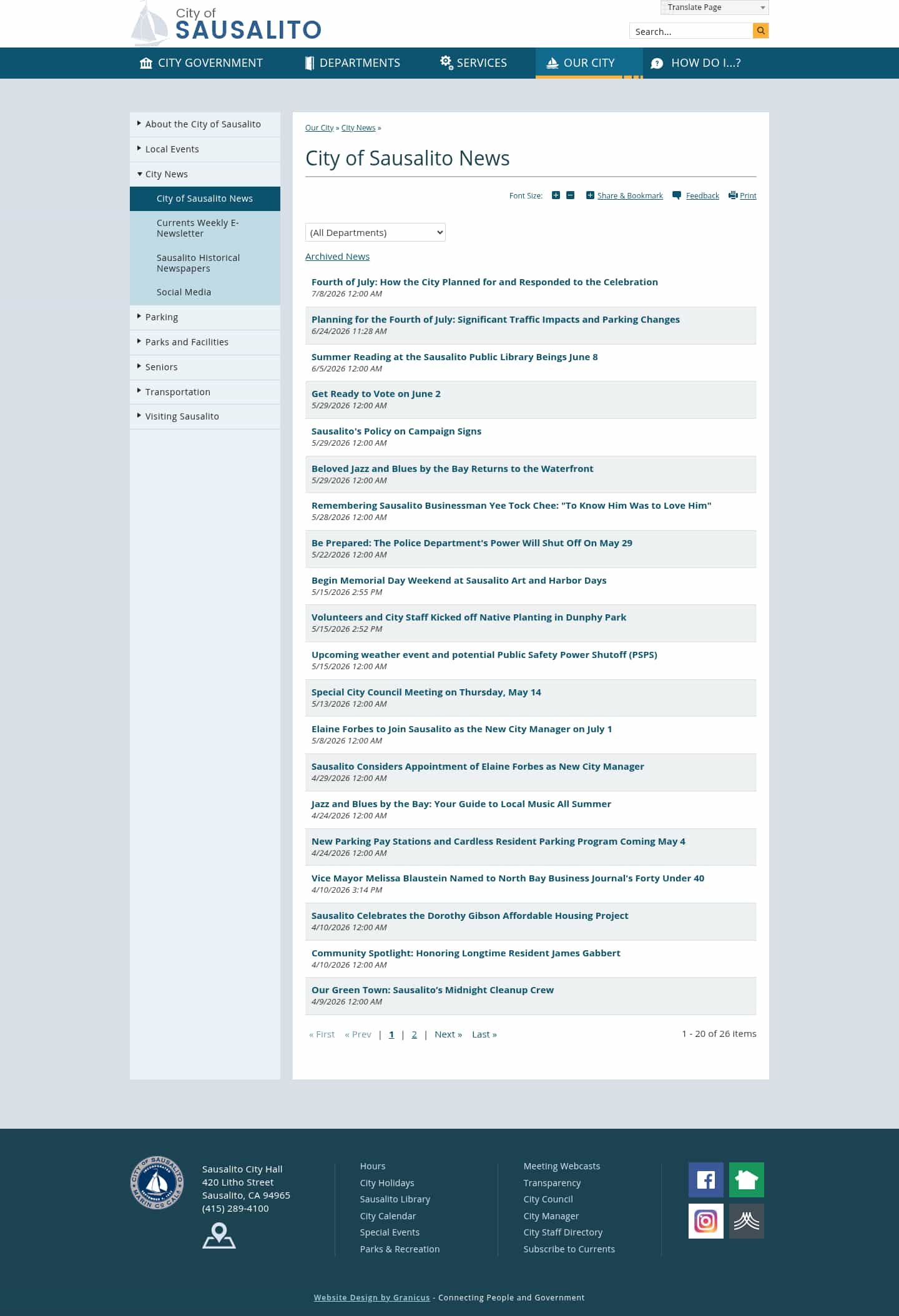 Latest website image capture