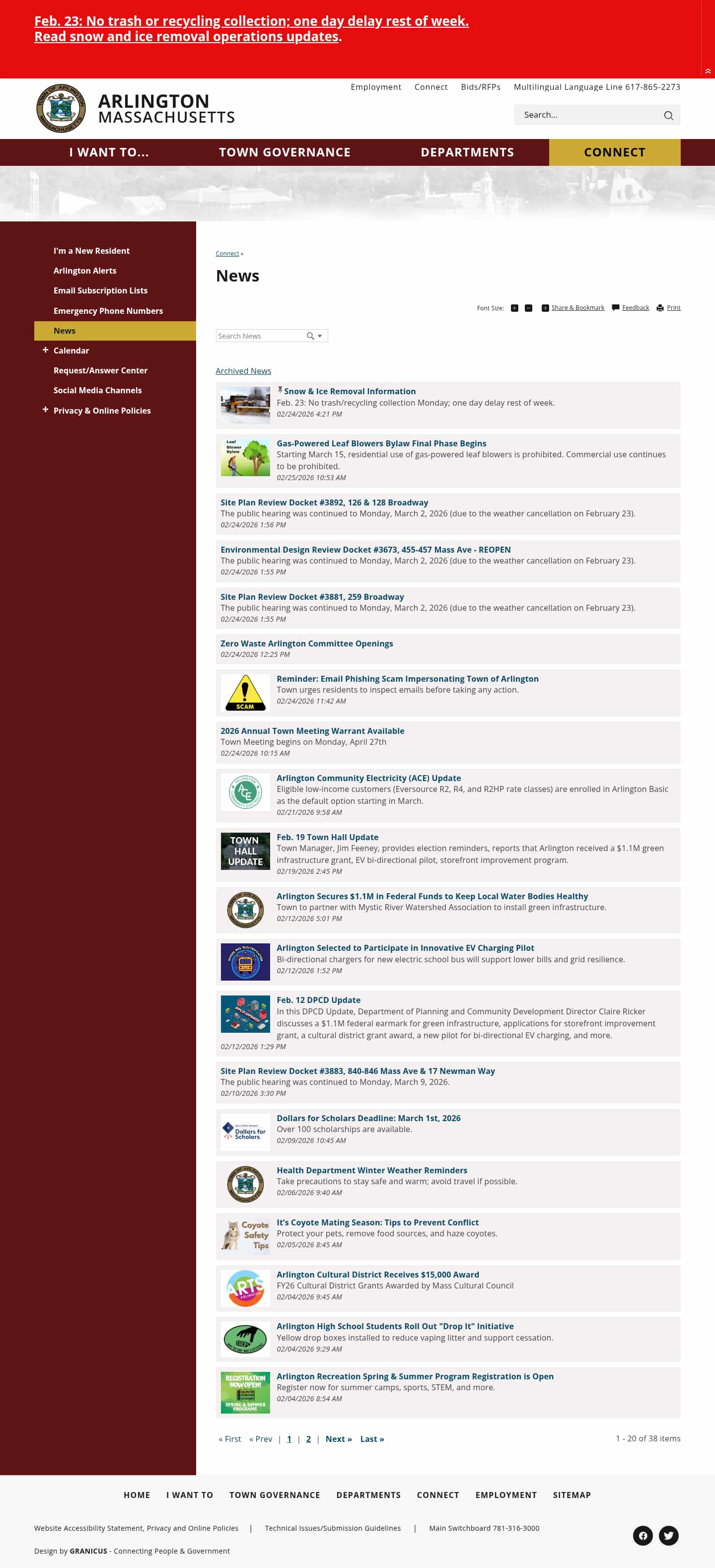 Latest website image capture