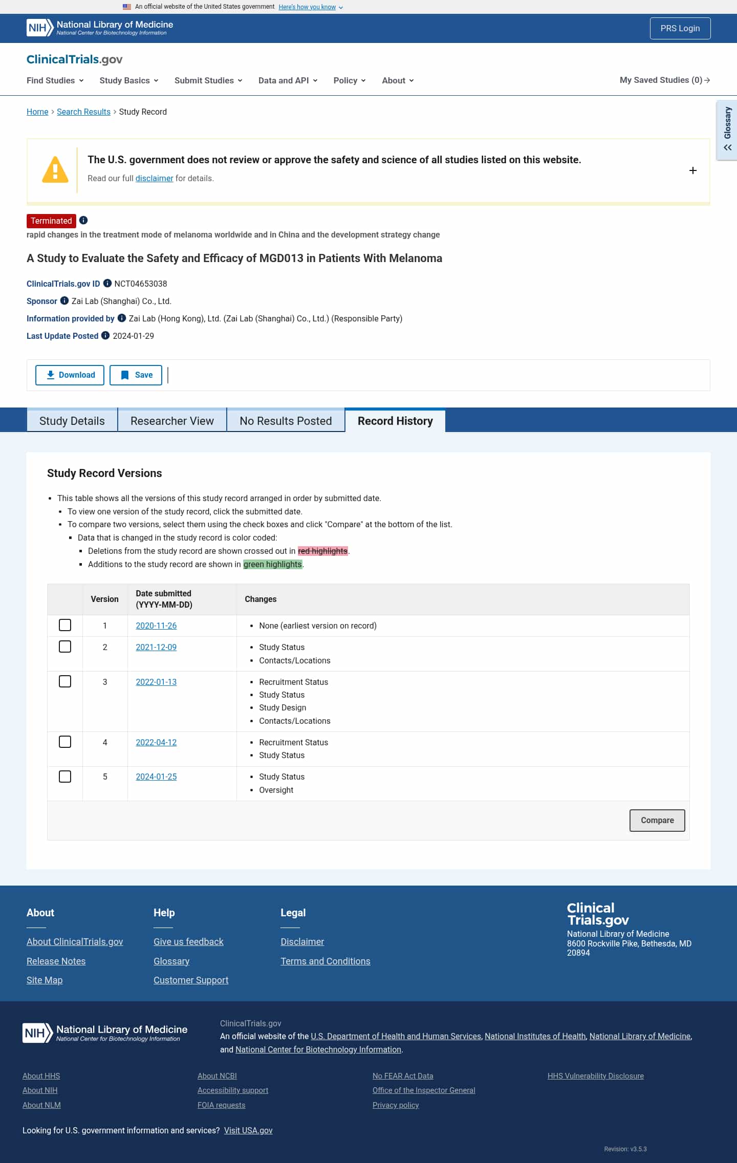 Latest website image capture