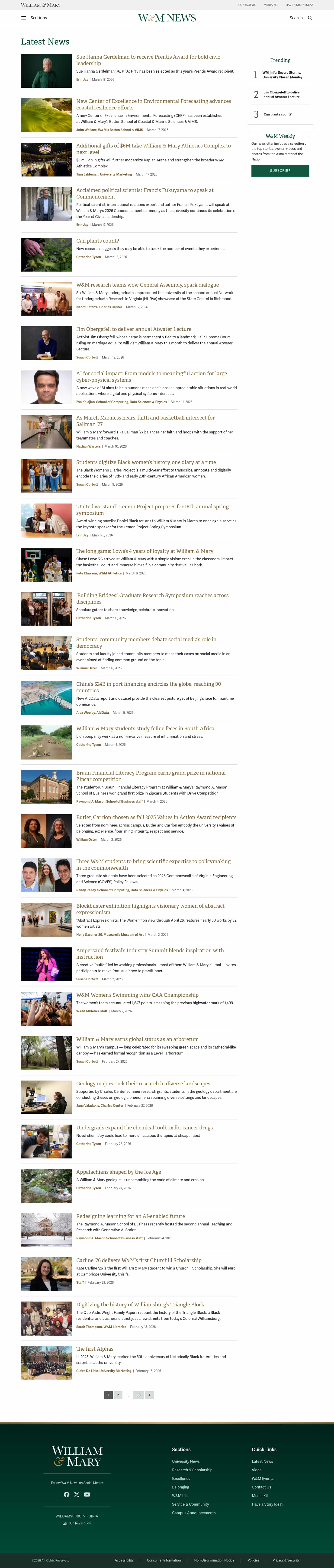 Latest website image capture