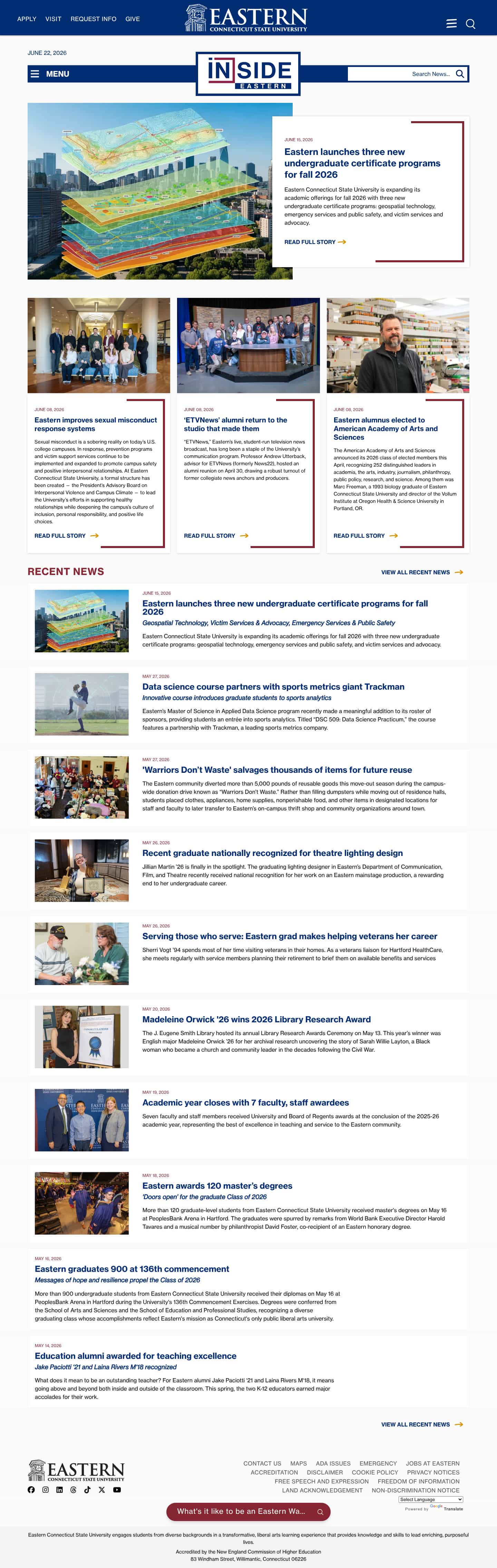 Latest website image capture