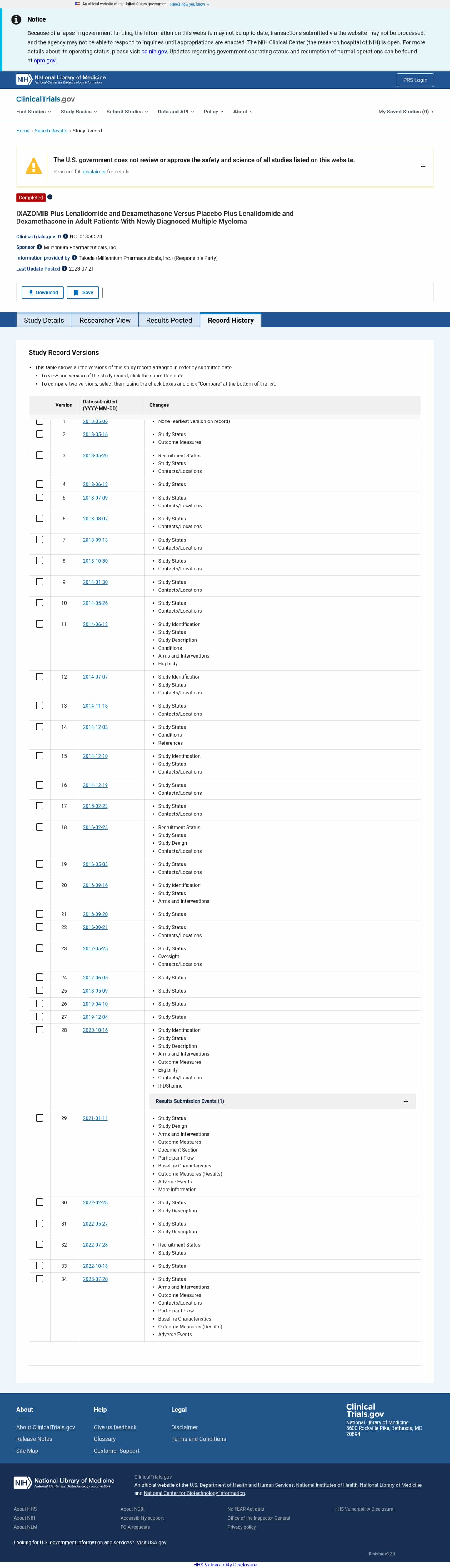 Latest website image capture