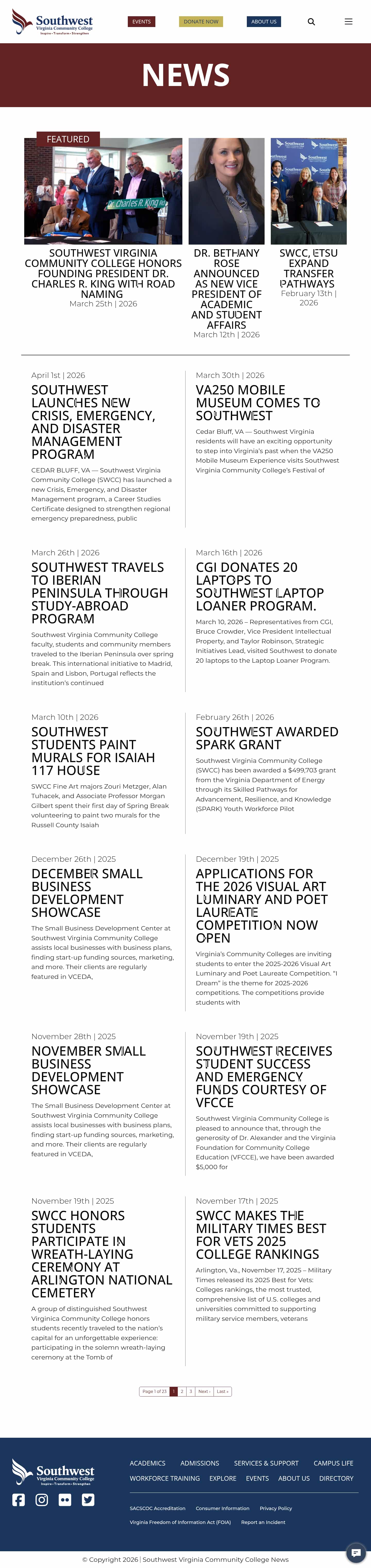 Latest website image capture