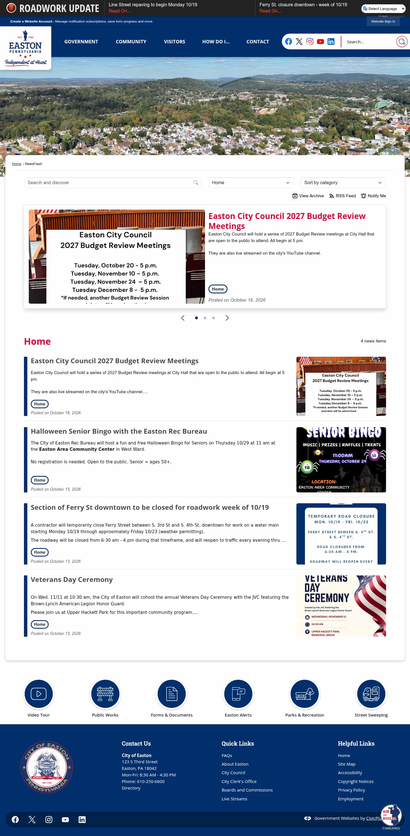 Latest website image capture